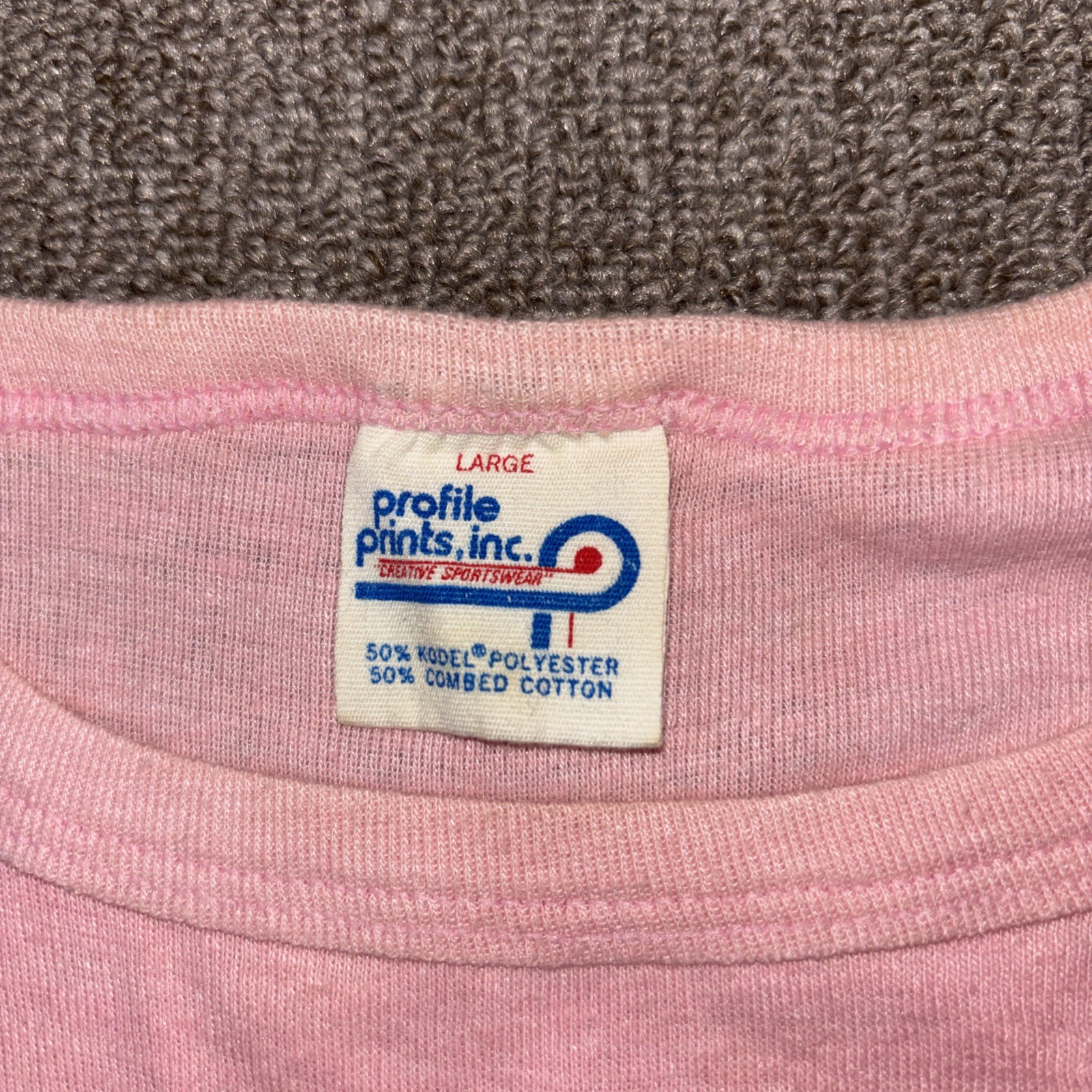 True Vintage 70s Women’s Baby Doll T-shirt Star Dust Link Large Made In USA