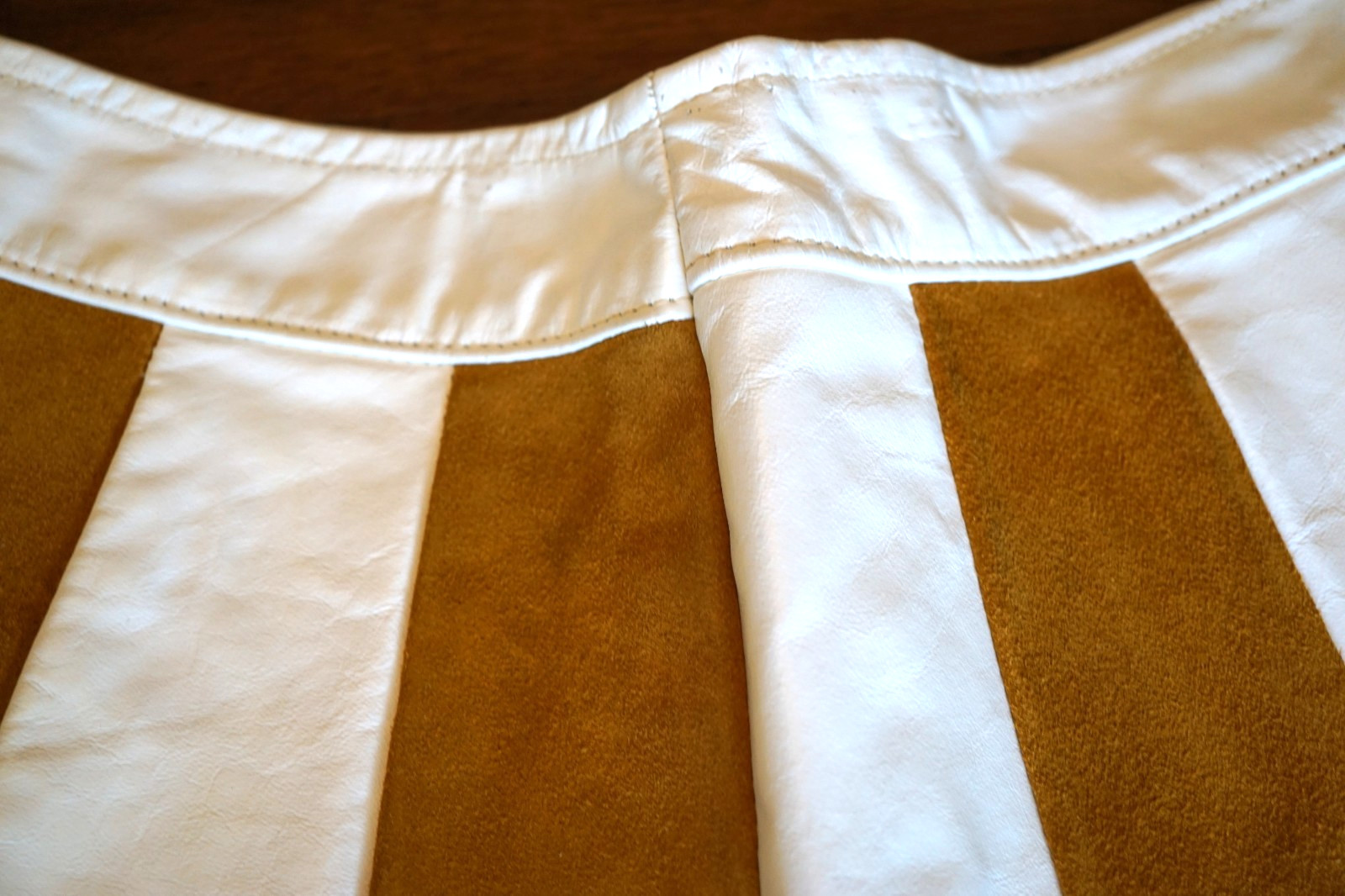Vintage 1960s Latigo West California Leather Skirt & Vest Set – Pristine!