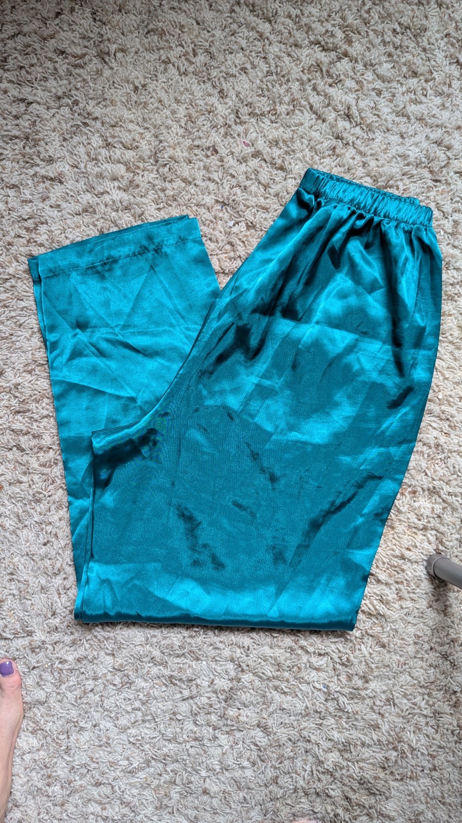 Vintage INNER MOST Y2K Green Satin Pajama Set Size S 6/8