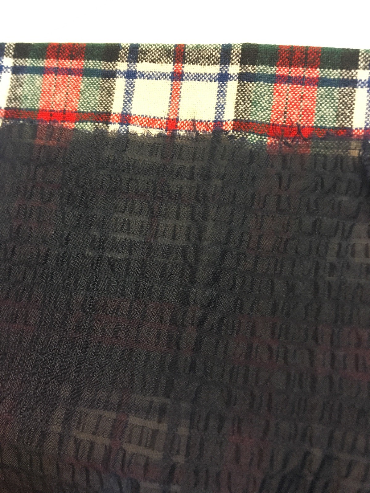 Vintage Pendleton Crepe Lined Wool Plaid Mini Skirt 26″ Waist Tartan