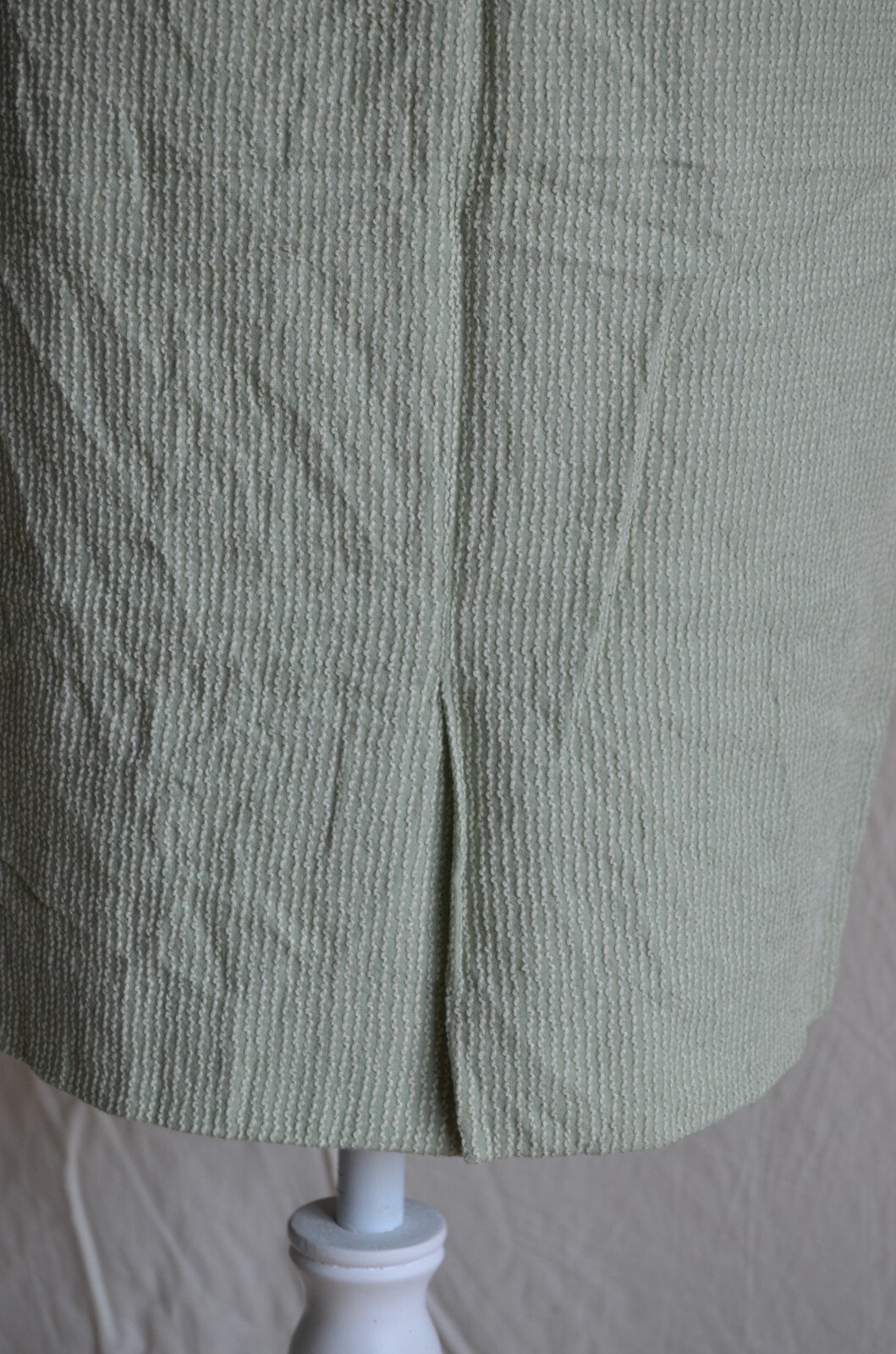 Versace V2 1973 green pastel straight skirt with texture