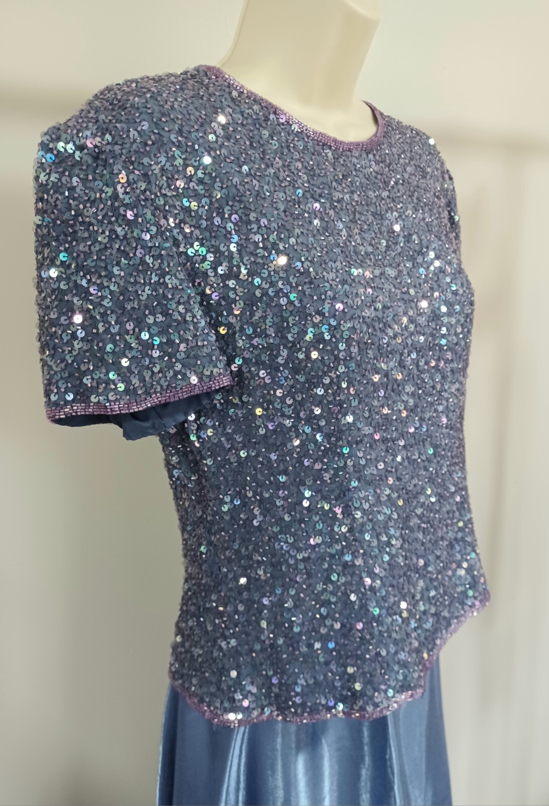 Vintage NWT Adrianna Papell Evening Formal Dress Sz 8 Silk ***SEE DESCRIPTION***