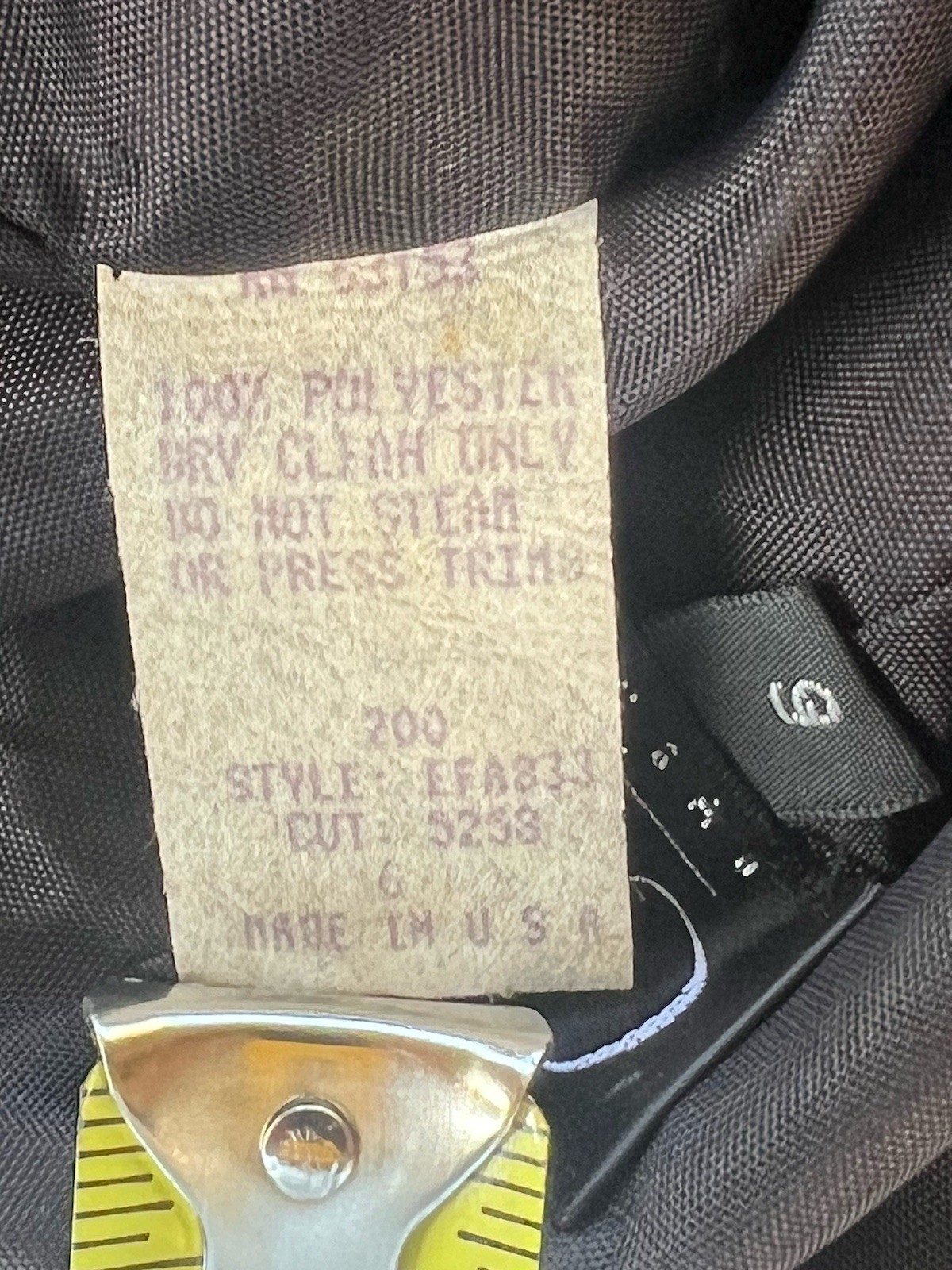 VTG CDC formal Y2K Size 6 Formal Black maxi dress Embellished neck Open back