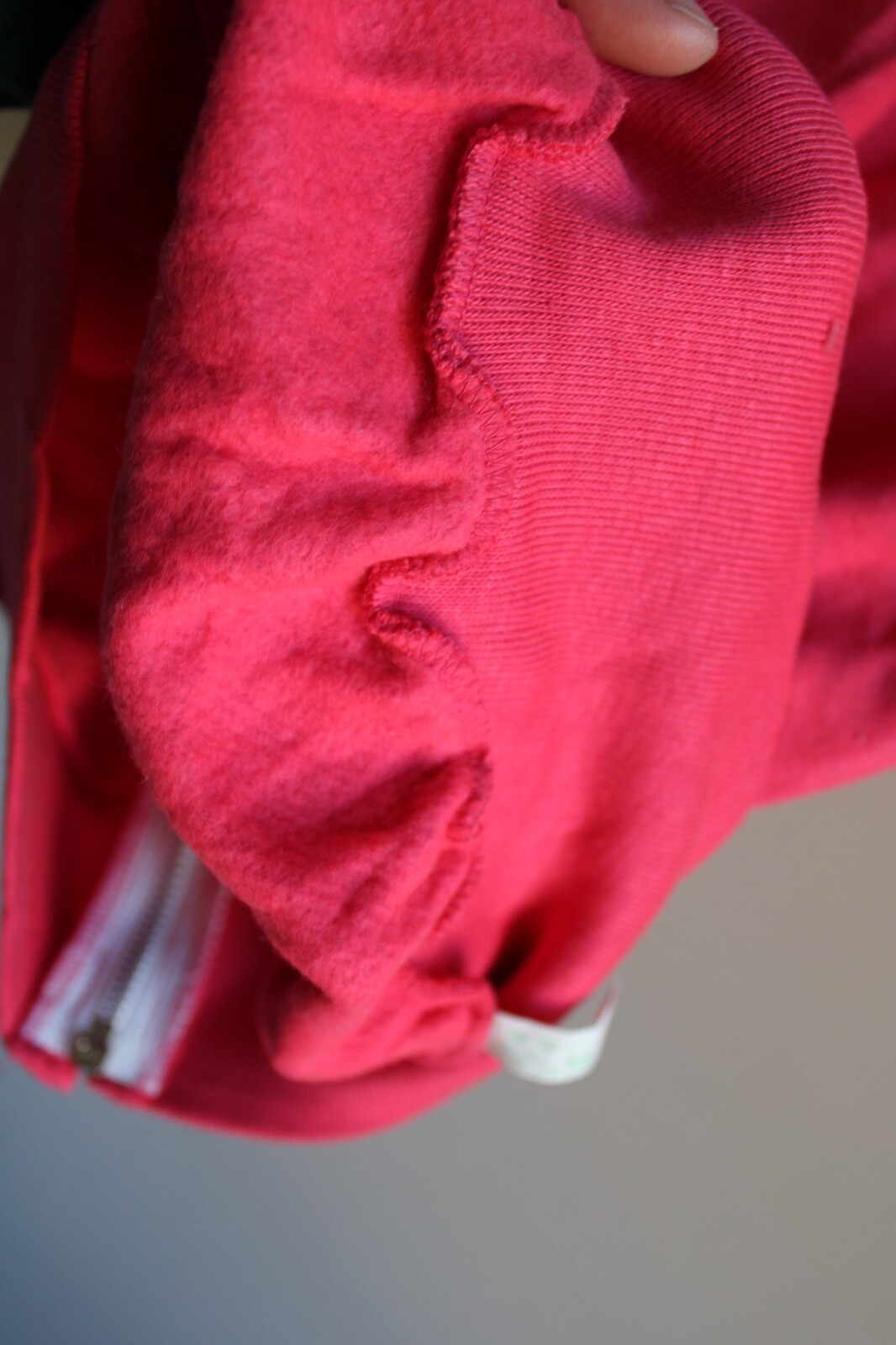 Vtg NOS Pannill S Pink Zip Front Creslan Cotton Sweatshirt Sleeveless Vest