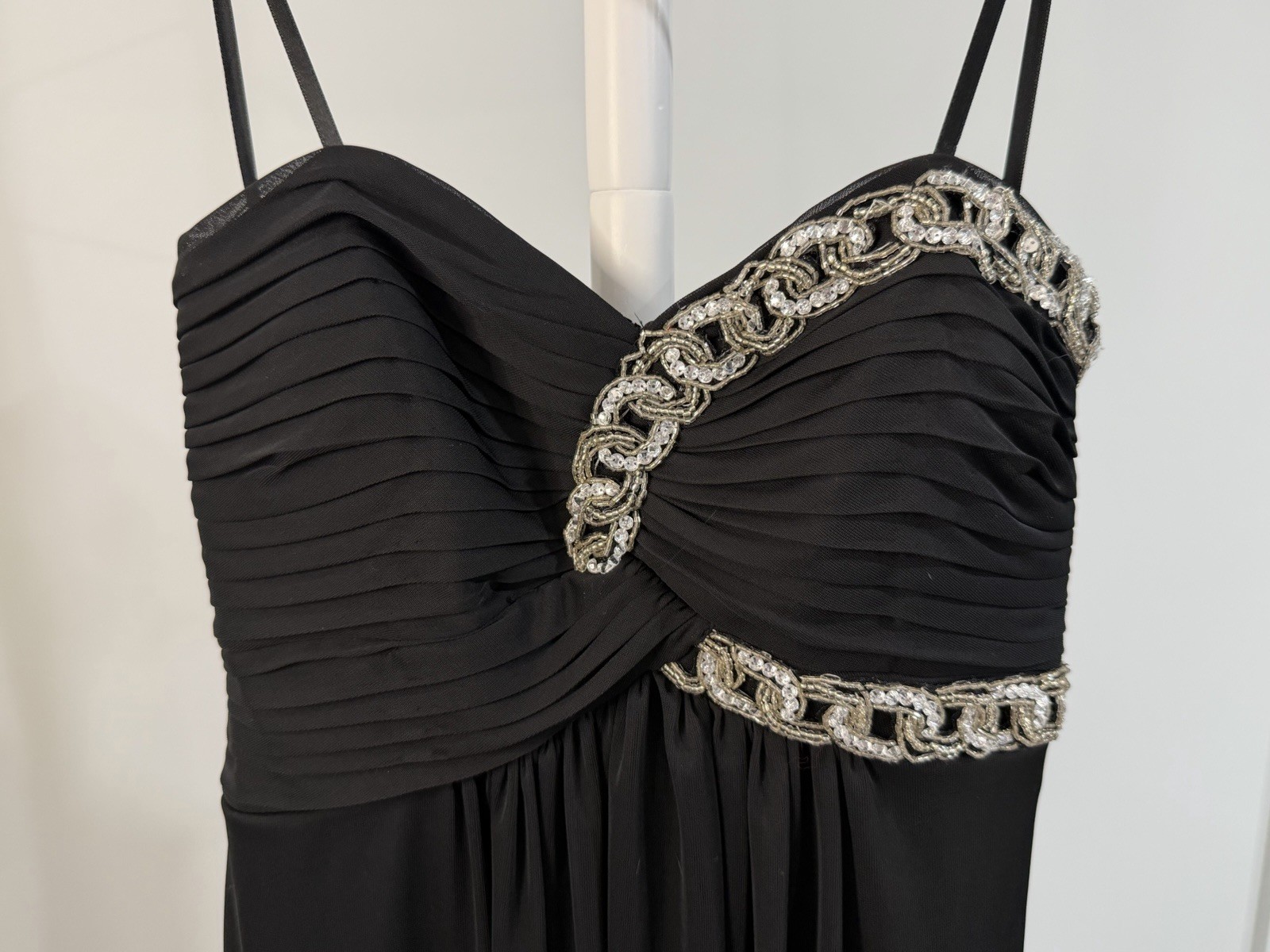 Vintage Y2K Blonde Nites Chiffon Cocktail Dress Size 5 ✨