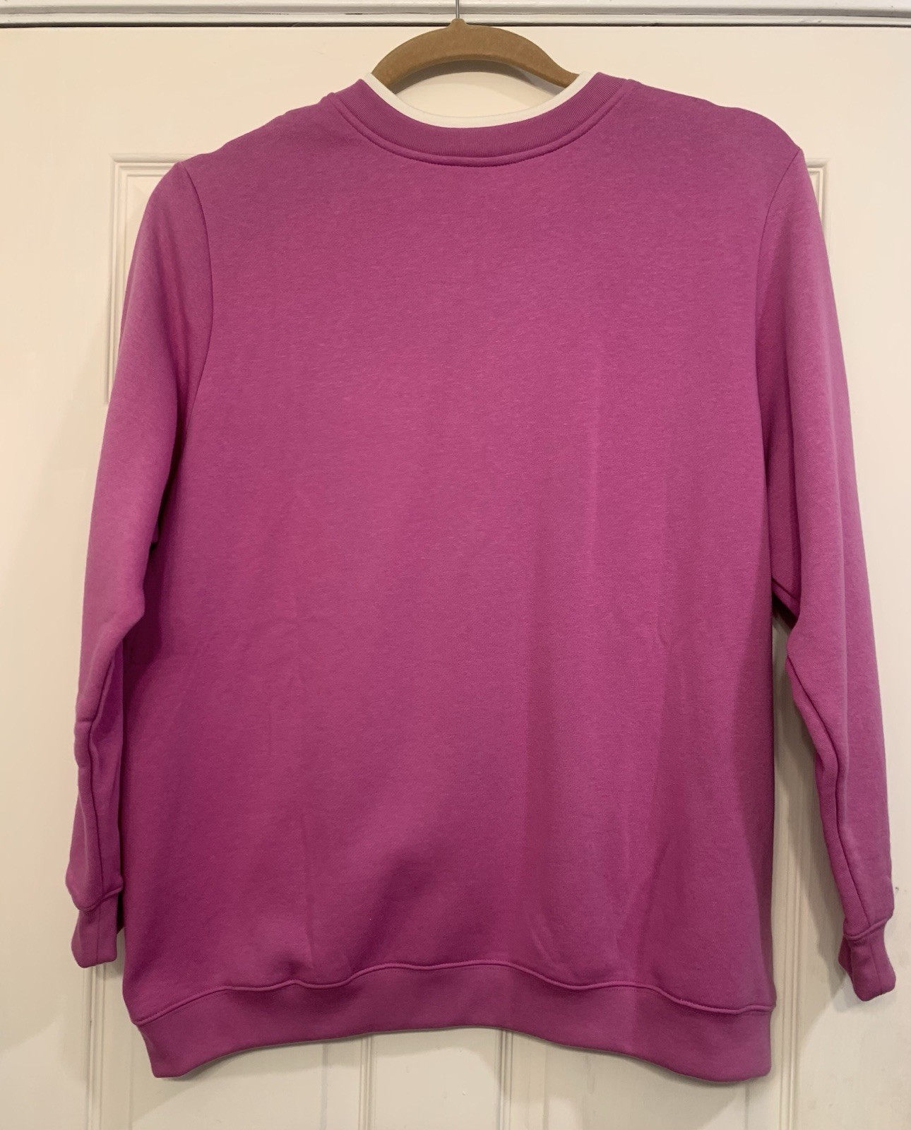Blair Vintage Purple/Plum 1/4 Zip Double Floral Collar 2x Sweater. 2226