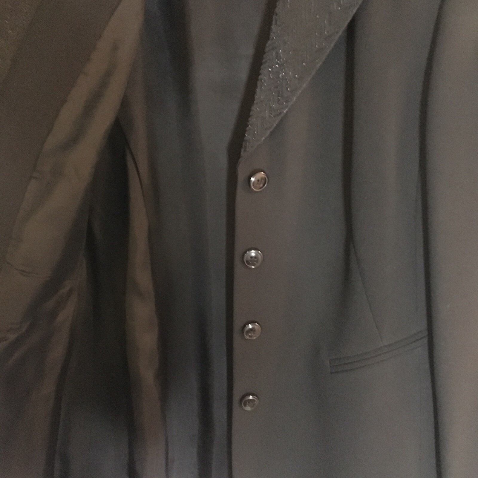Vintage Kasper for ASL embellished black blazer Size 6