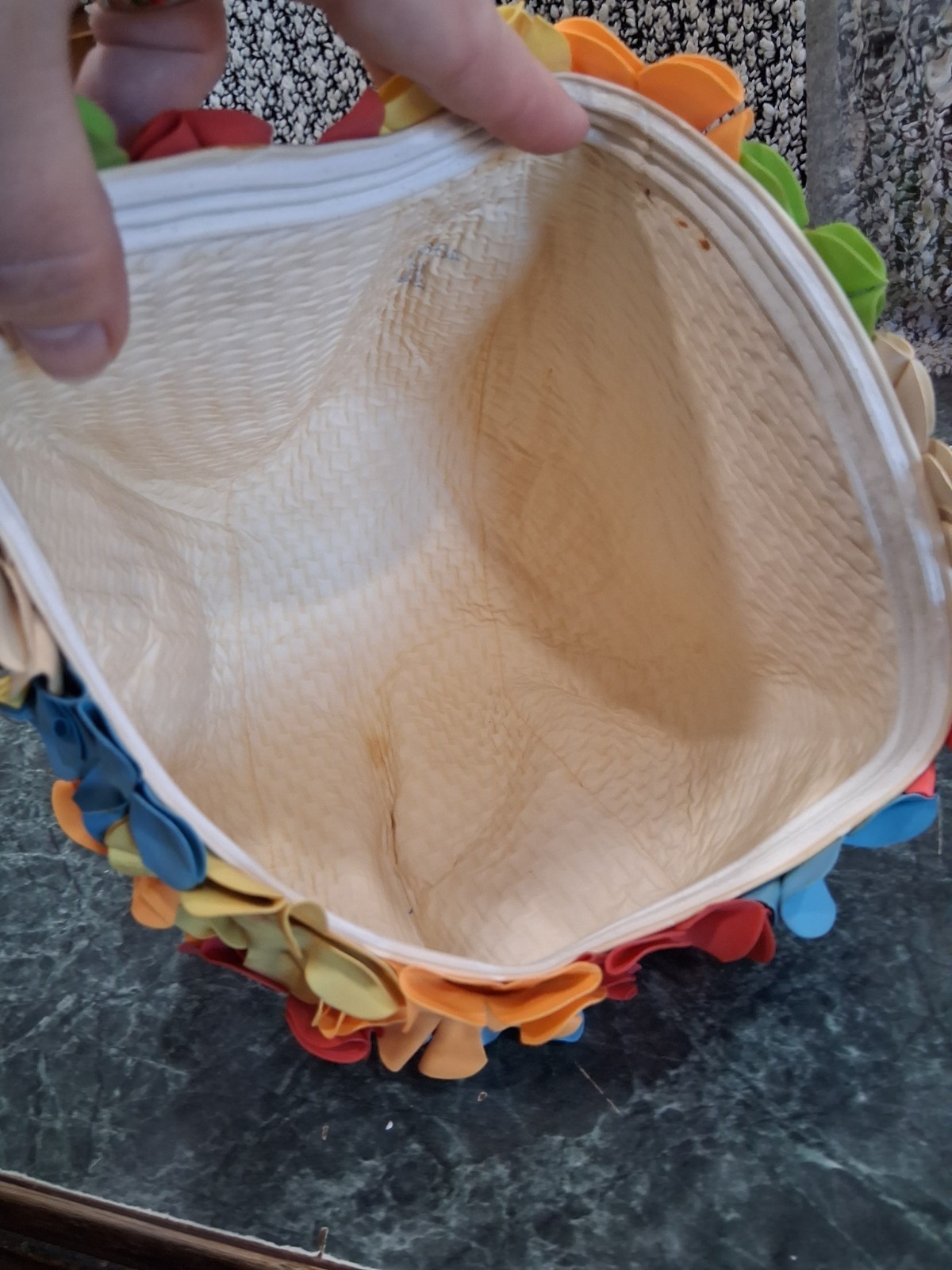 Vtg 1960s 3D Flower Petal Swim Cap Colorful Rubber Bathing Hat Mid Century Retro