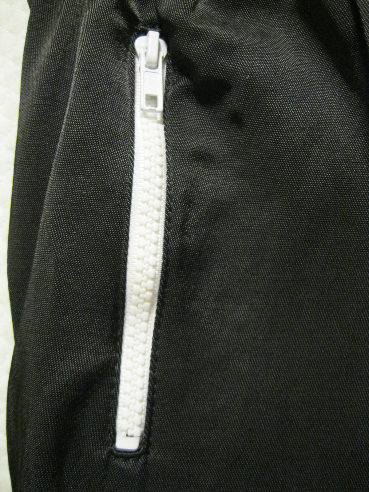 Vintage Tag Rag Pants Black w/white Stripe Size S Runs Large USA