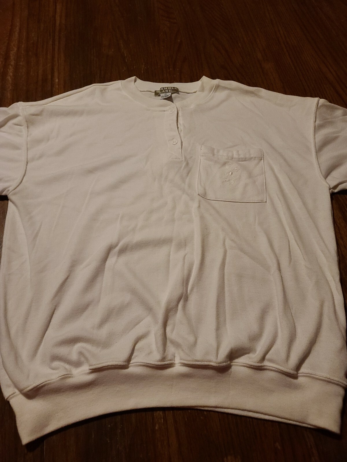 Bramble Lane White Pullover – Large- EUC