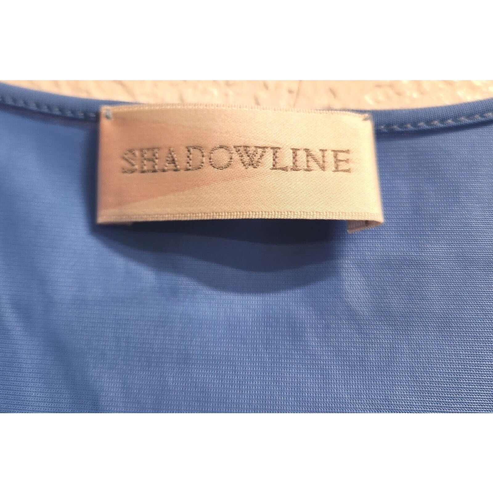 Shadowline Embroidered Long sleeve Lingerie Nightgown Robe Pocket Nylon 41×21