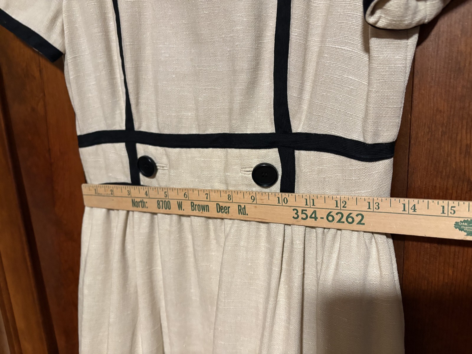 RARE Vintage 60s Geoffrey Beene Wool Mod Cocktail Dress Saks Fifth Ave