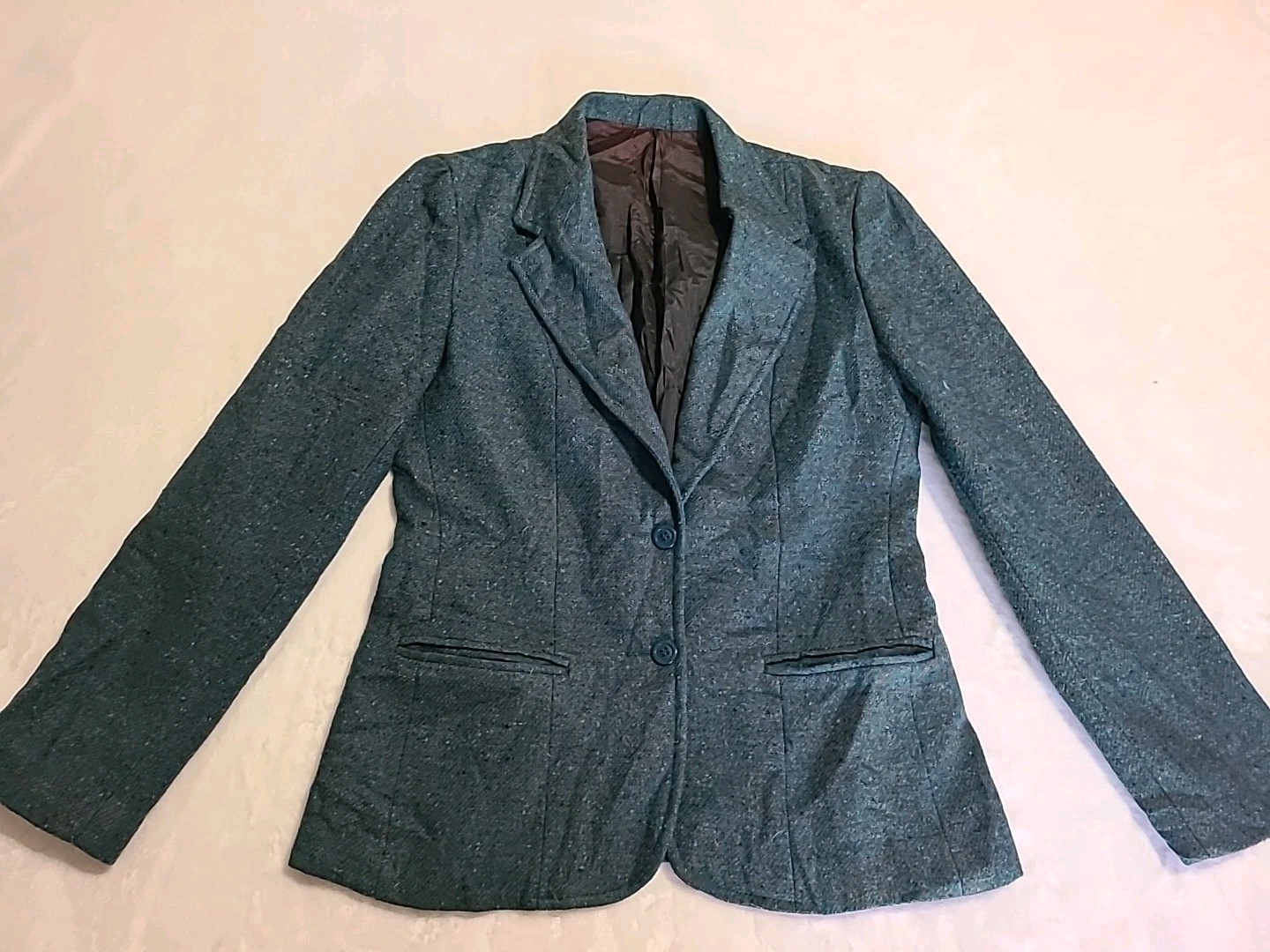 VTG Adolfo Esprit Women’s Wool Coat Green Size 6