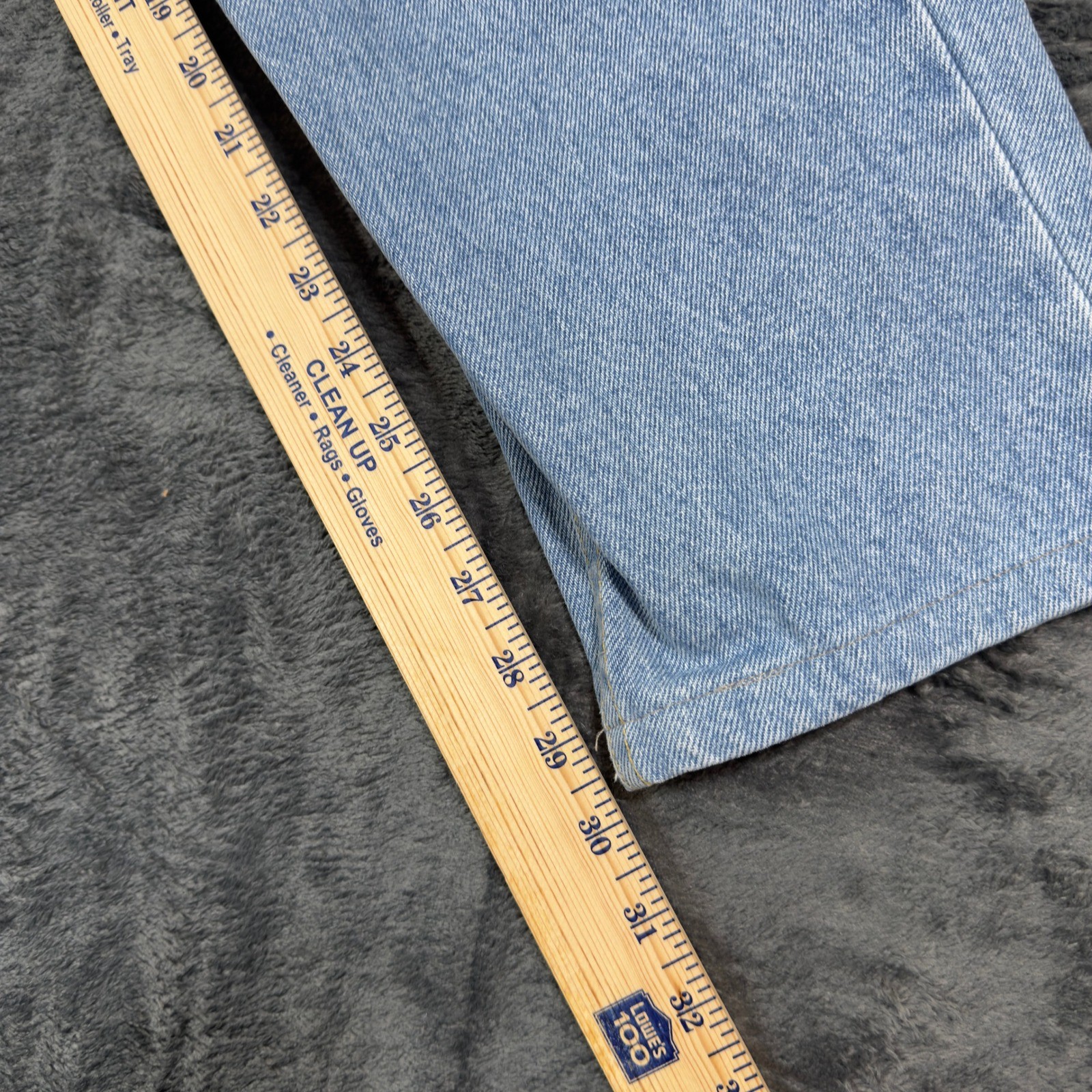 Code Bleu Nordstrom Vintage High Waisted Straight Leg Jeans Light Wash 33