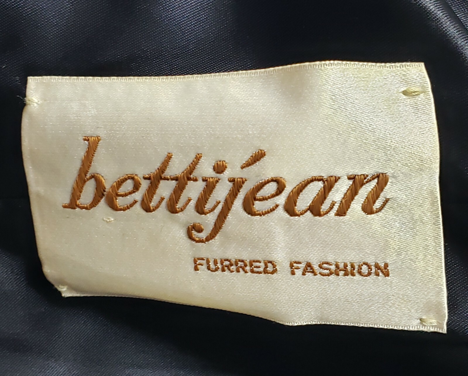 Vintage Wool Pea Coat Bettijean International Ladies Garment Workers Union Black