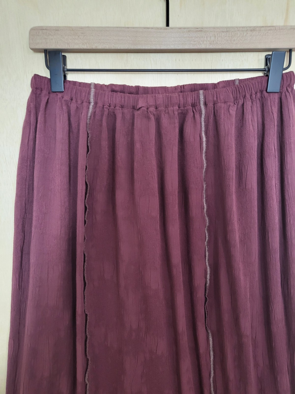 Size:14 SPENCER ALEXIS Vtg 2 Piece Top Skirt Burgundy Gothic Boho Romantic