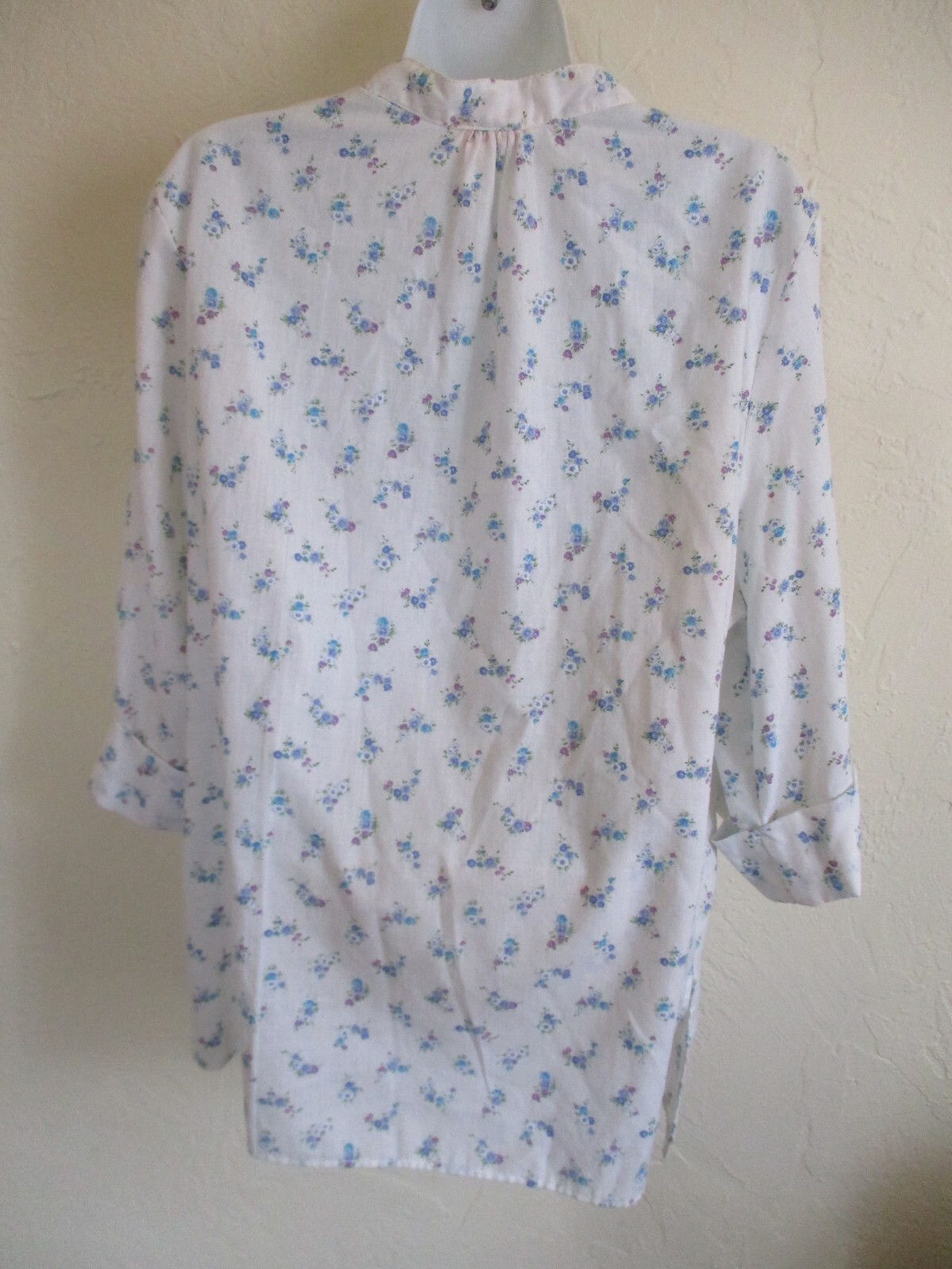 Vintage Peggy Lou Floral Pop Over Blouse Size 46