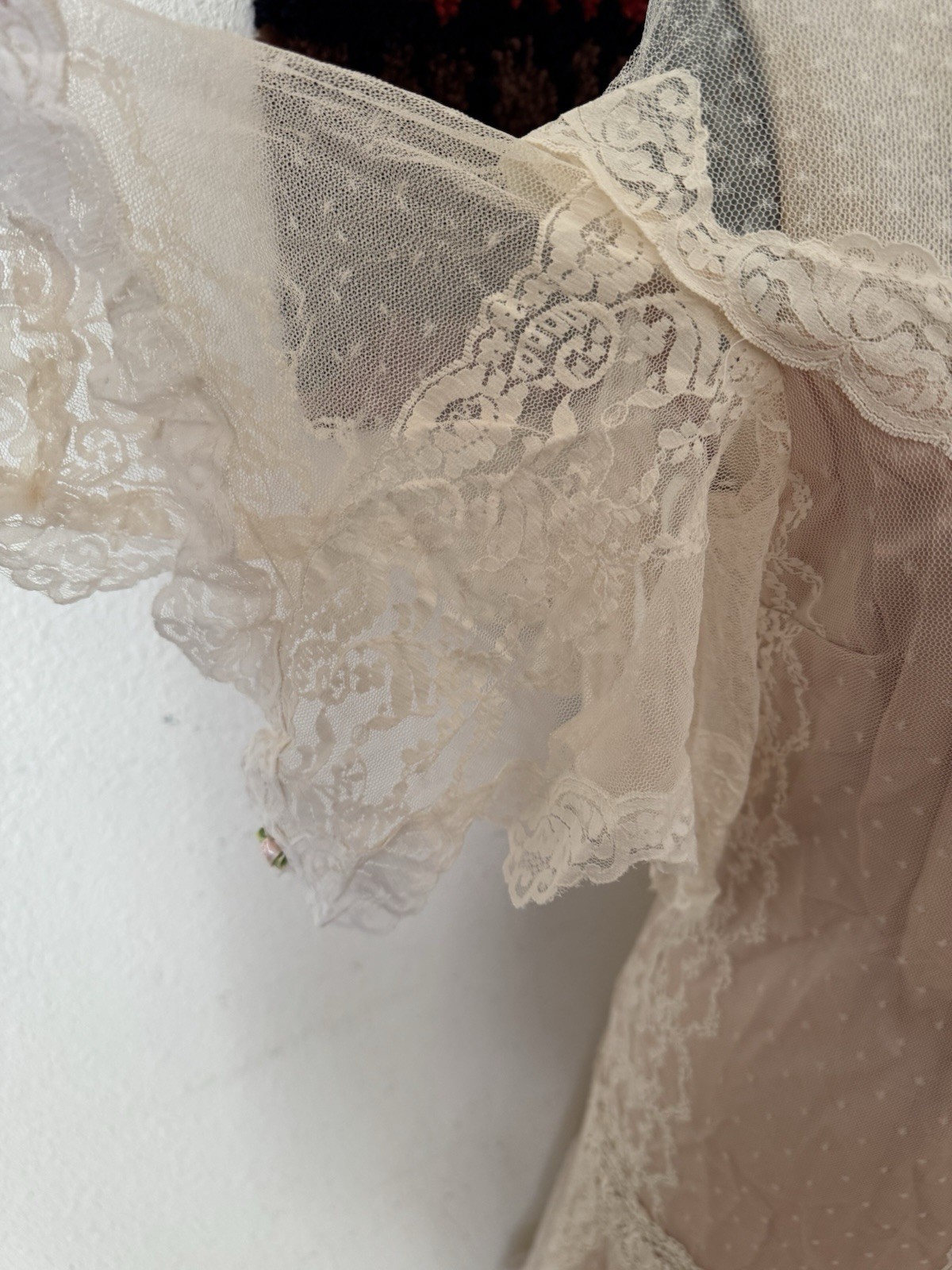 Vintage Susan Lane’s Country Elegance Lace Pearl Wedding Dress