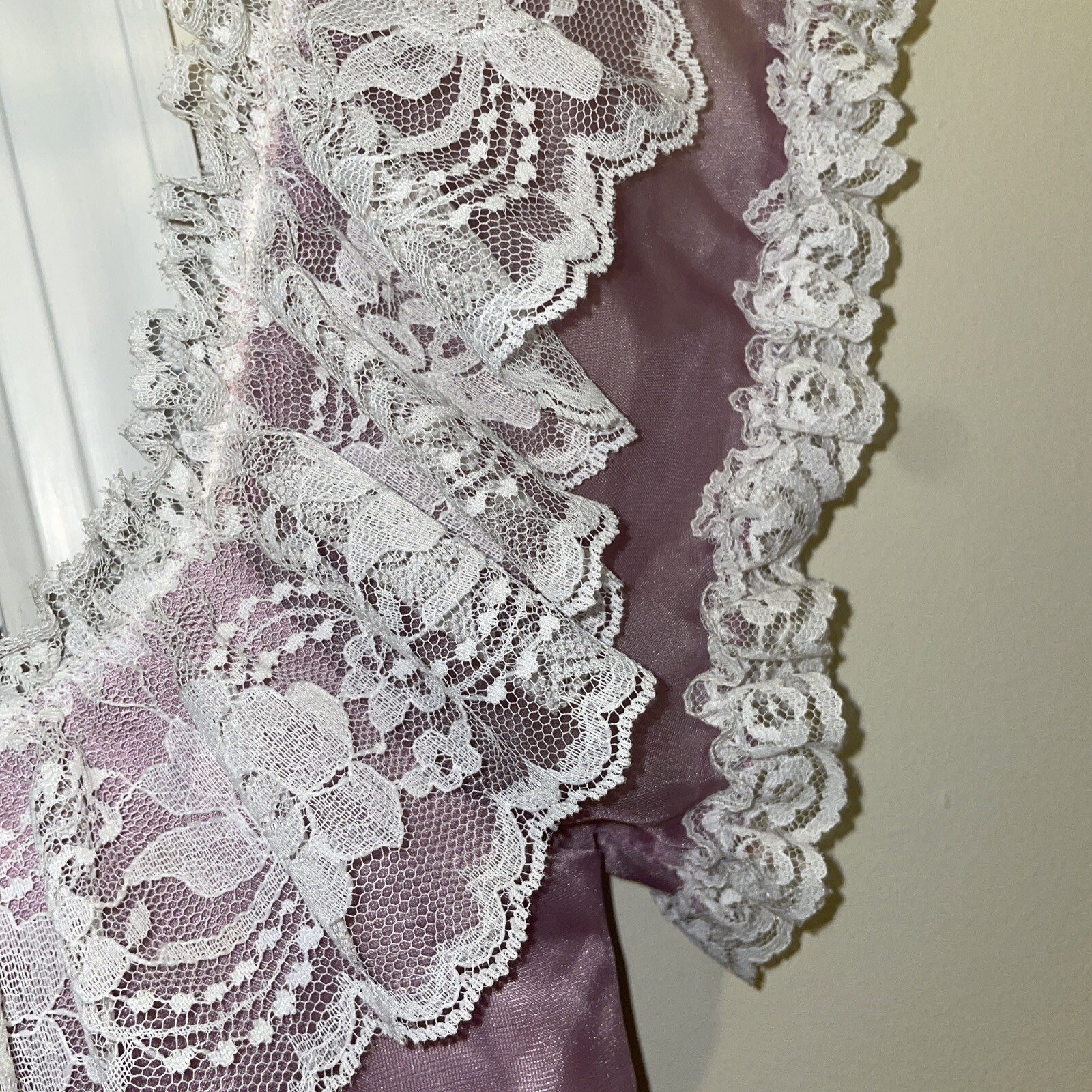 Vtg purple Fancy Frocks Phyllis Gerrans Southern Belle Victorian Dress 8?READ