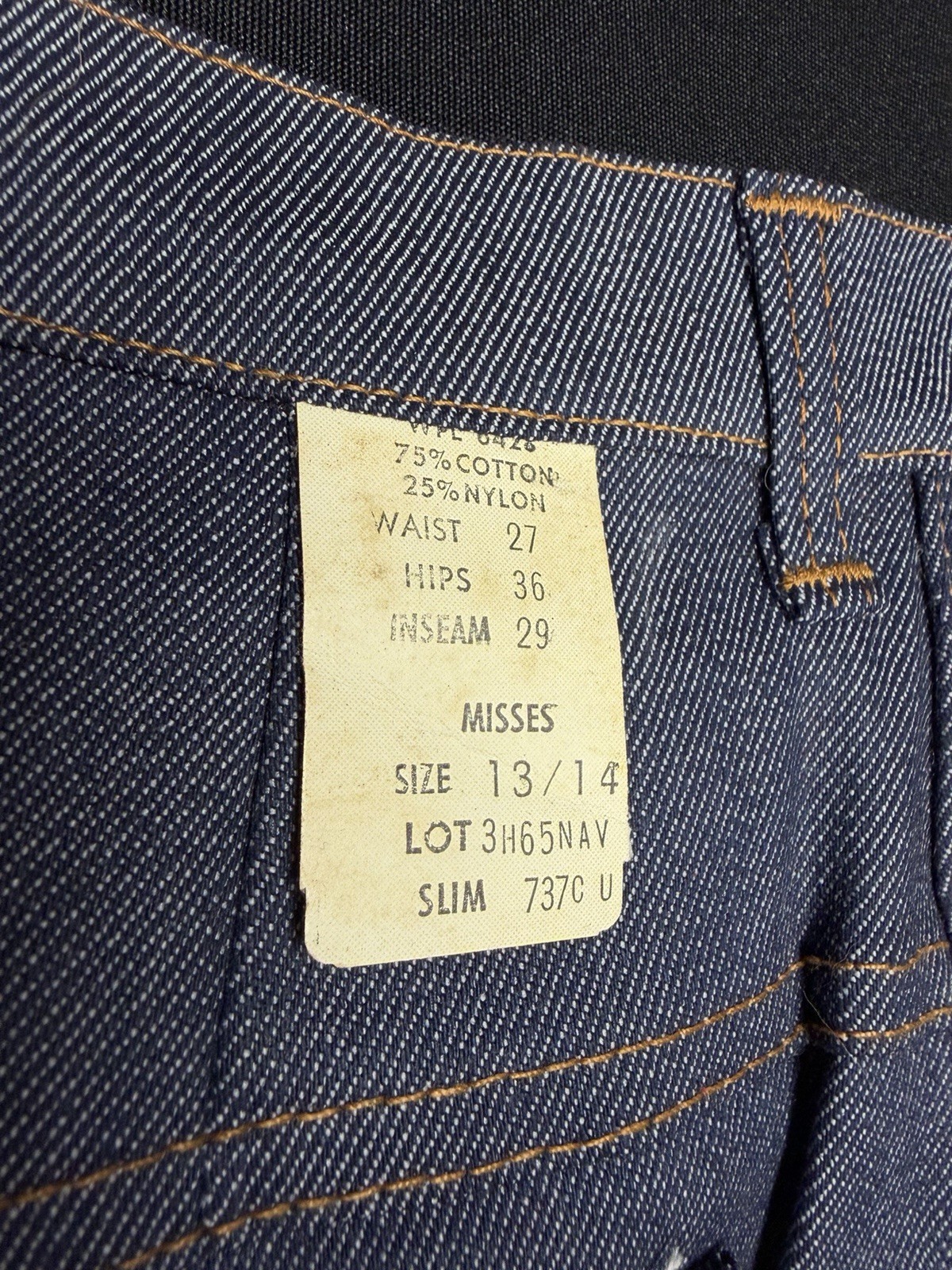 Vtg 70s Maverick Blue Bell Bell Bottom Flare Jeans NWT NOS Sz 13/14