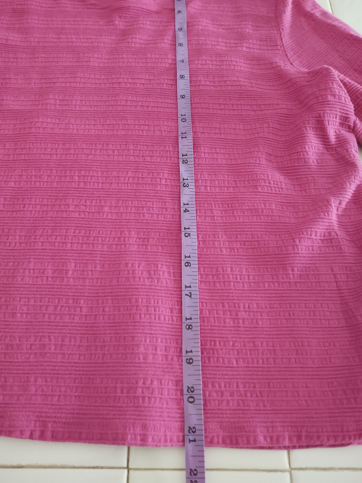 Laura Scott Vintage 1978 for Sears Fuscia Long Sleeve Pullover Petite L