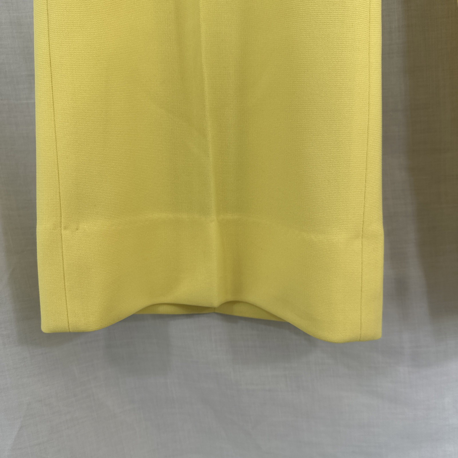 Rare 70’s XXS High-Waist Bell Bottom Pants Yellow Button Zip 22″Waist 30″Inseam