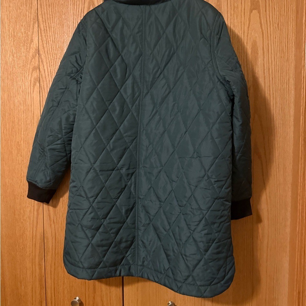 Weatherproof Vintage green quilted Sherpa lined Jacket