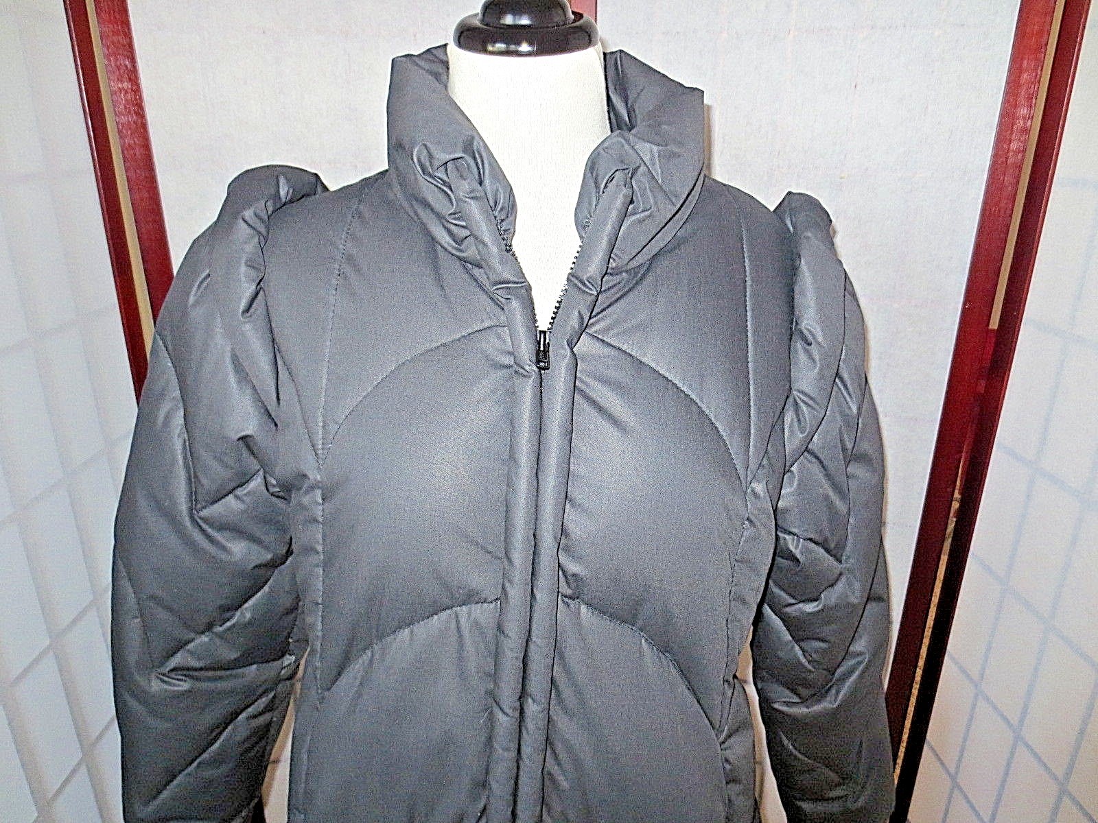 Vintage COUNT ROMI BLACK DOWN Coat Size 10