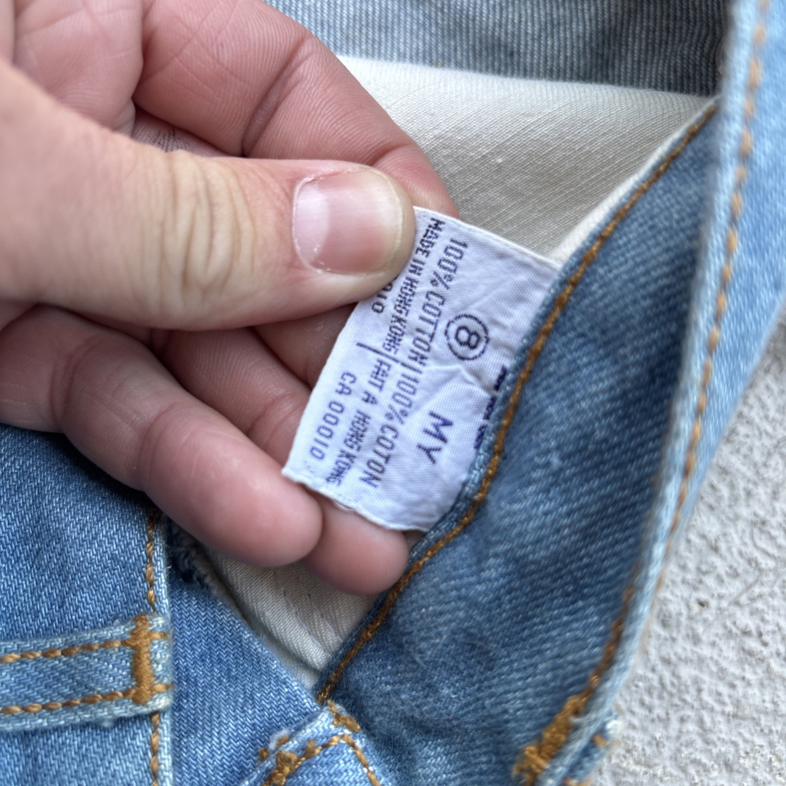 Lot Of 2 70s Deadstock Gloria Vanderbilt Murjani Jeans Womens Denim Sz 8 Vintage
