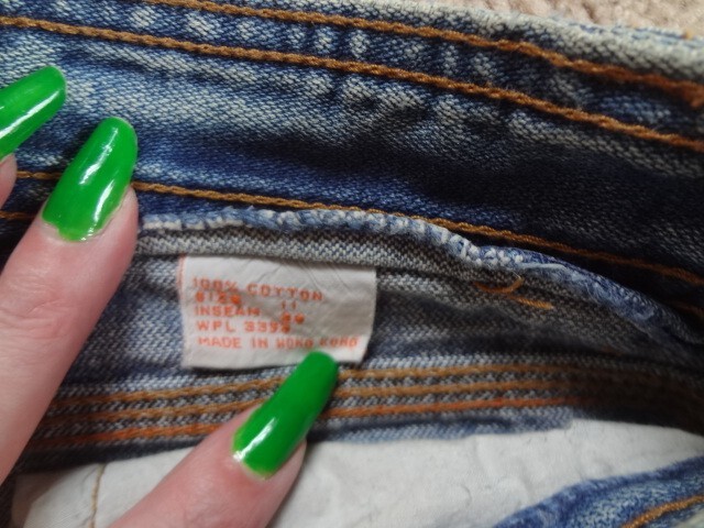 Vintage 1970’s Oregon Trails Blue Jeans Size 11 Made in Hong Kong