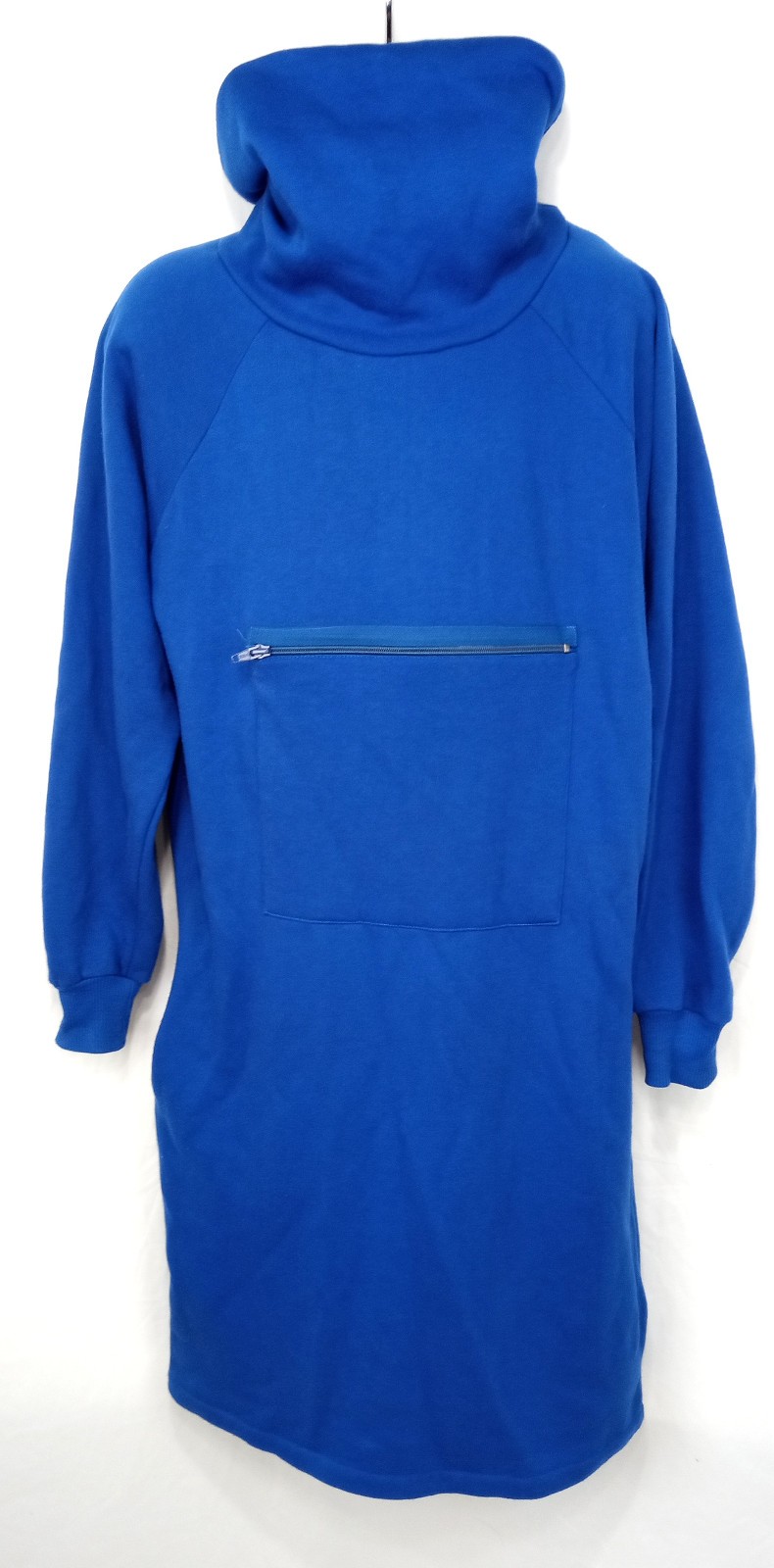 Vintage Pull Over Country Preppy Women’s Royal Blue Utility Dress Turtle Neck