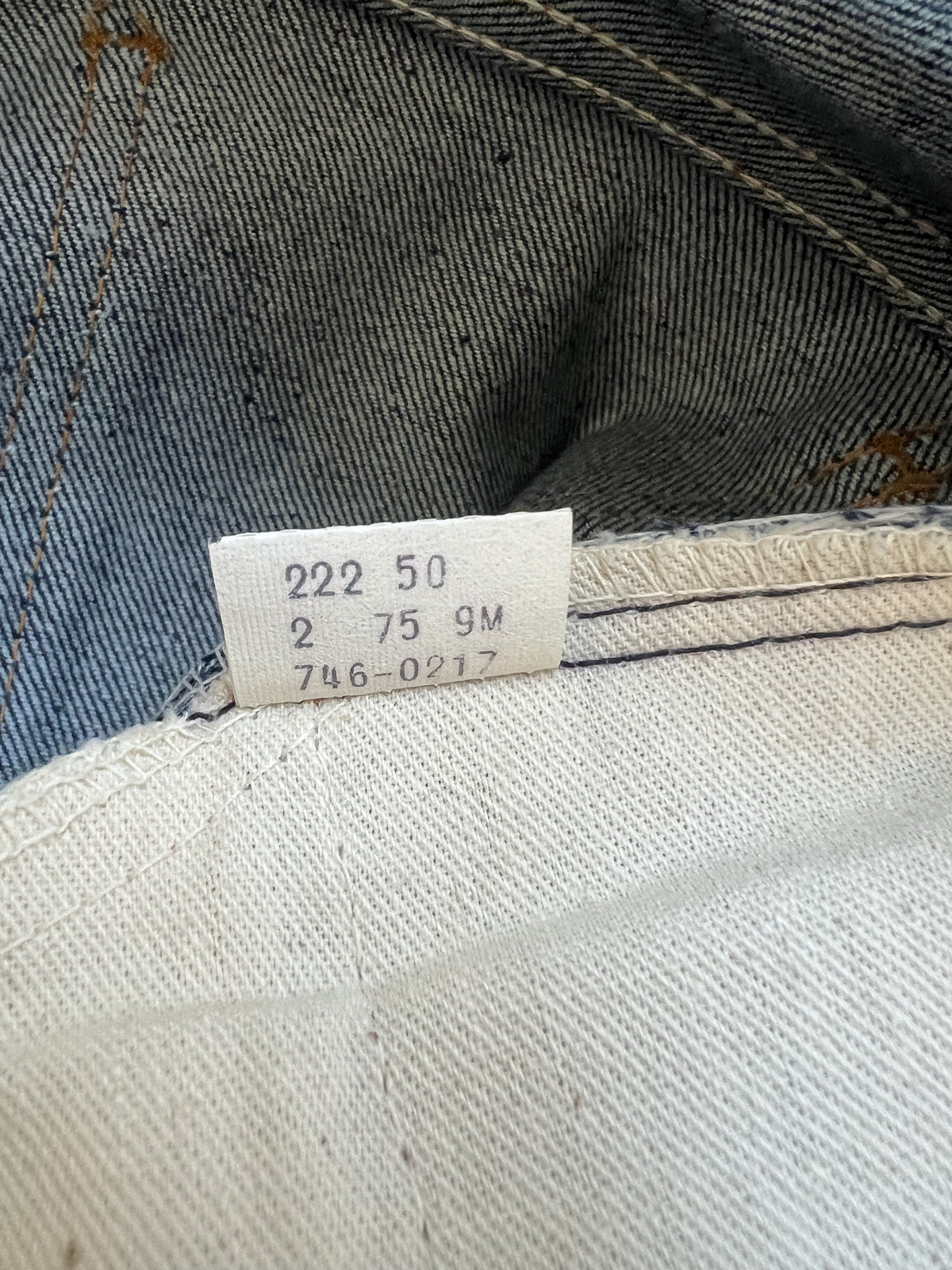 NOS VTG 70s LEVIS 746 Bell Bottom Orange Tab 27×30 Flare Jeans NOS DEADSTOCK