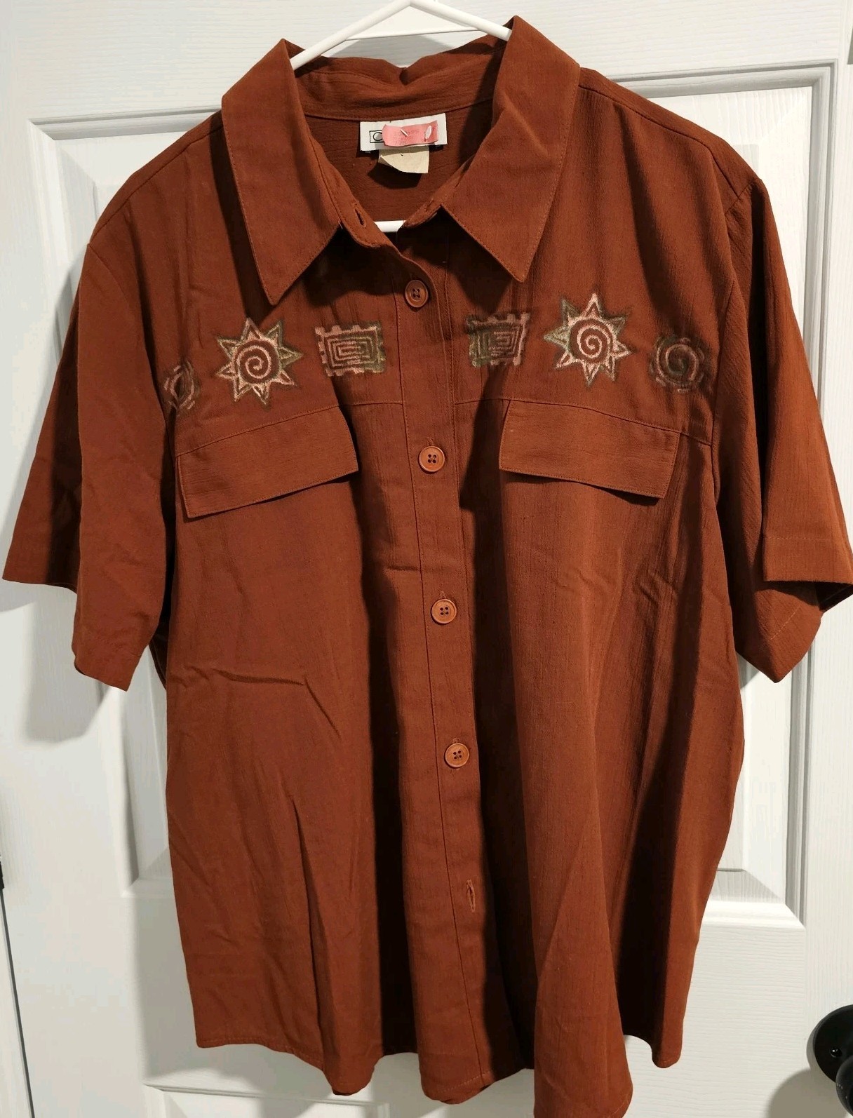 C.M. Shapes Vintage Button Down Women’s XL/XXL Western Wear