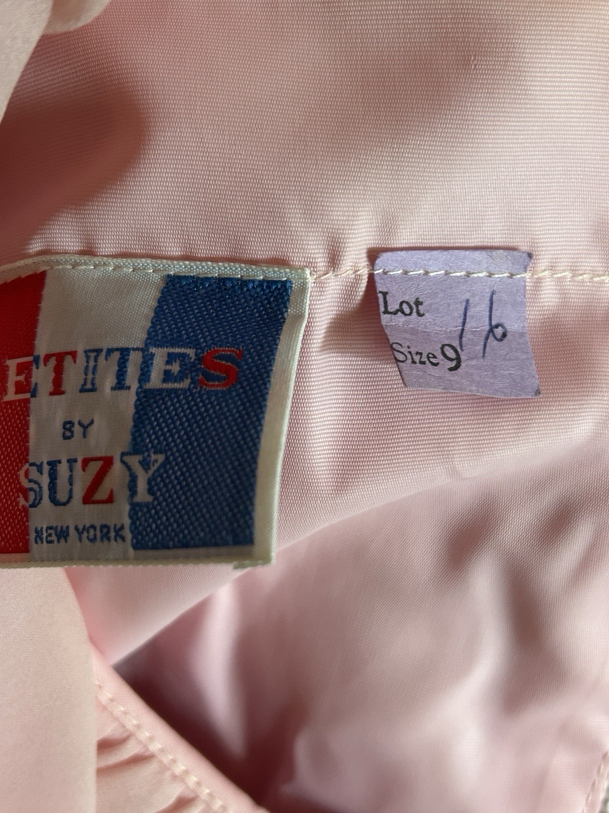 Petites by Suzy Vintage 1950’s 1960’s Pink Dress Size 9