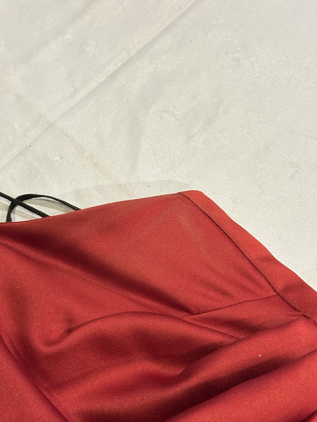 Michaelangelo Prom Dress Red/Maroon Maxi Strapless With Shawl Size-12