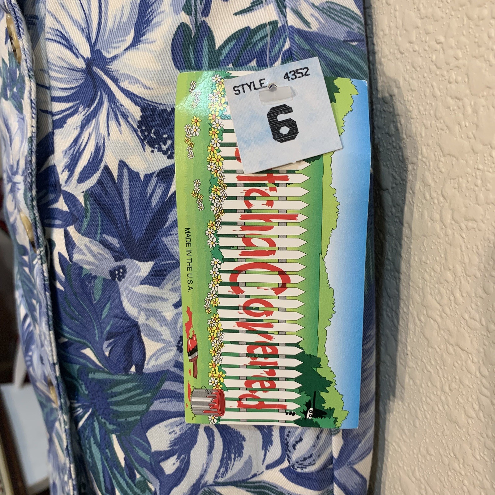 Vintage NWT Gotcha Covered Blue Floral Wrap Skirt 6 Cottagecore Y2K Resortcore