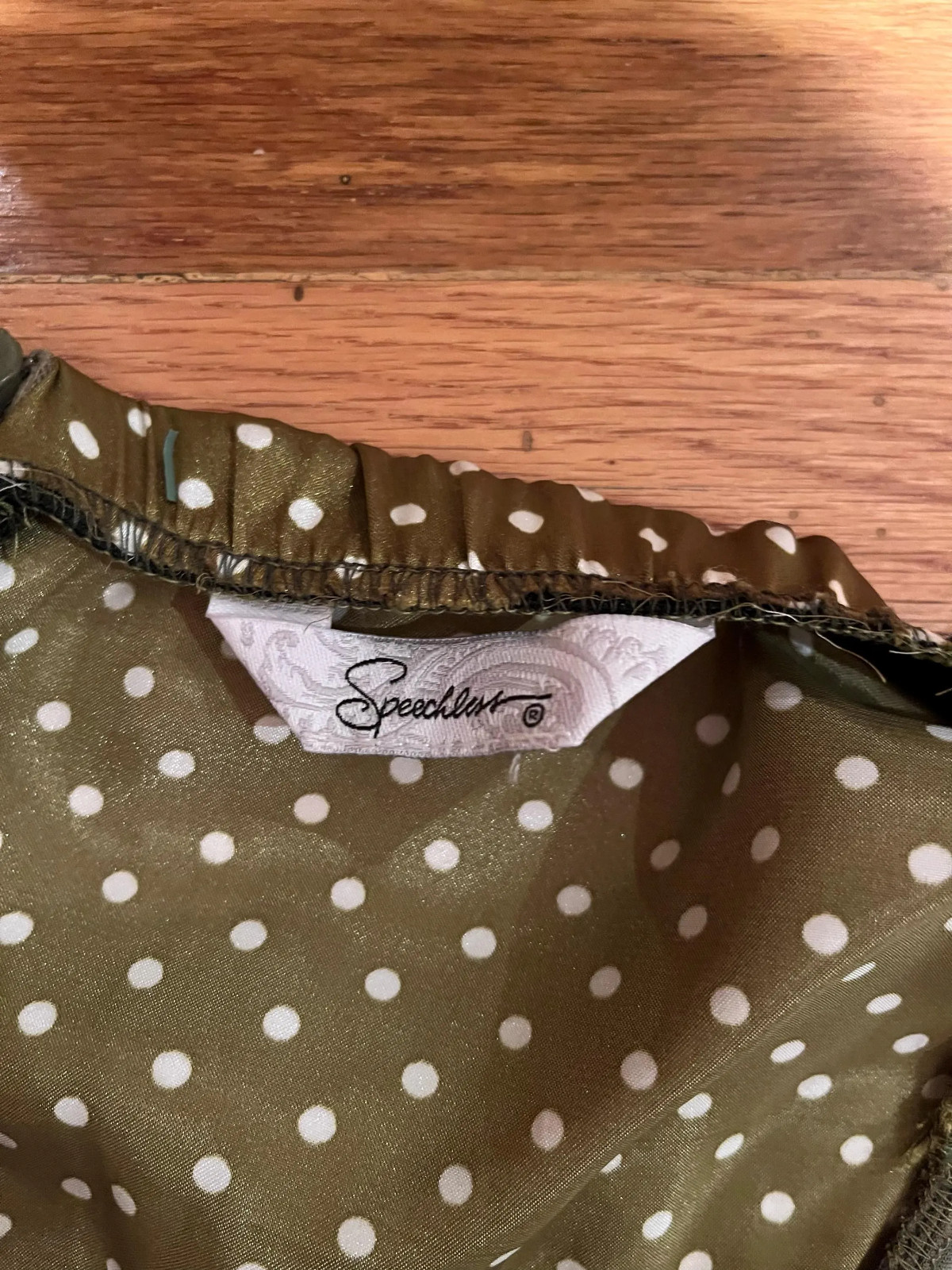 Vintage Speechless Brand Polka Dot Pinup Girl Dress