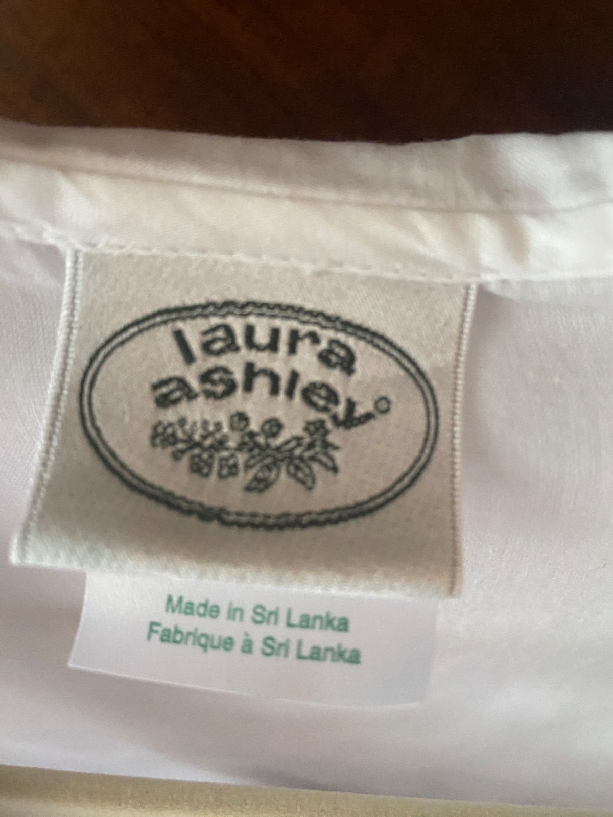 Vtg Laura Ashley 1980’s Sailor Style 100% Cotton Lace Button Down 12