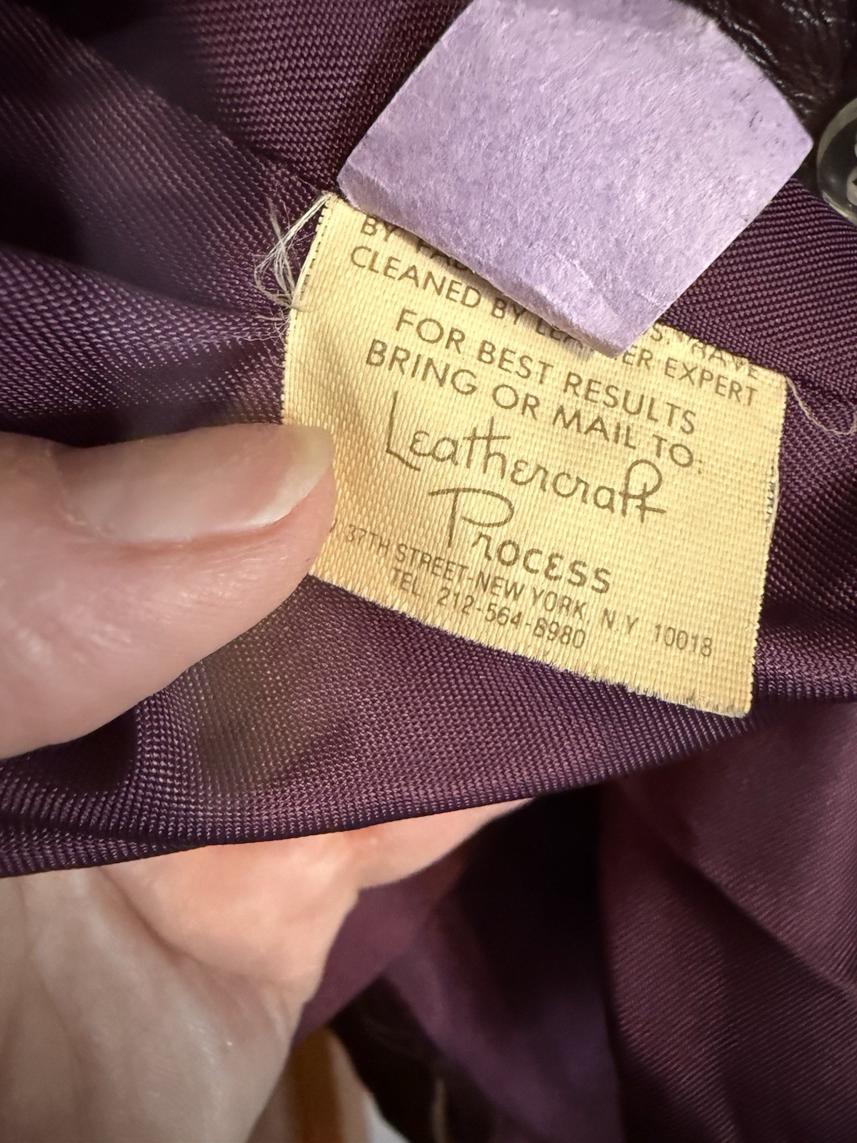 Vintage 70s Avant Garde Deep Burgandy Leather Button Up Jacket/Blazer Womens S