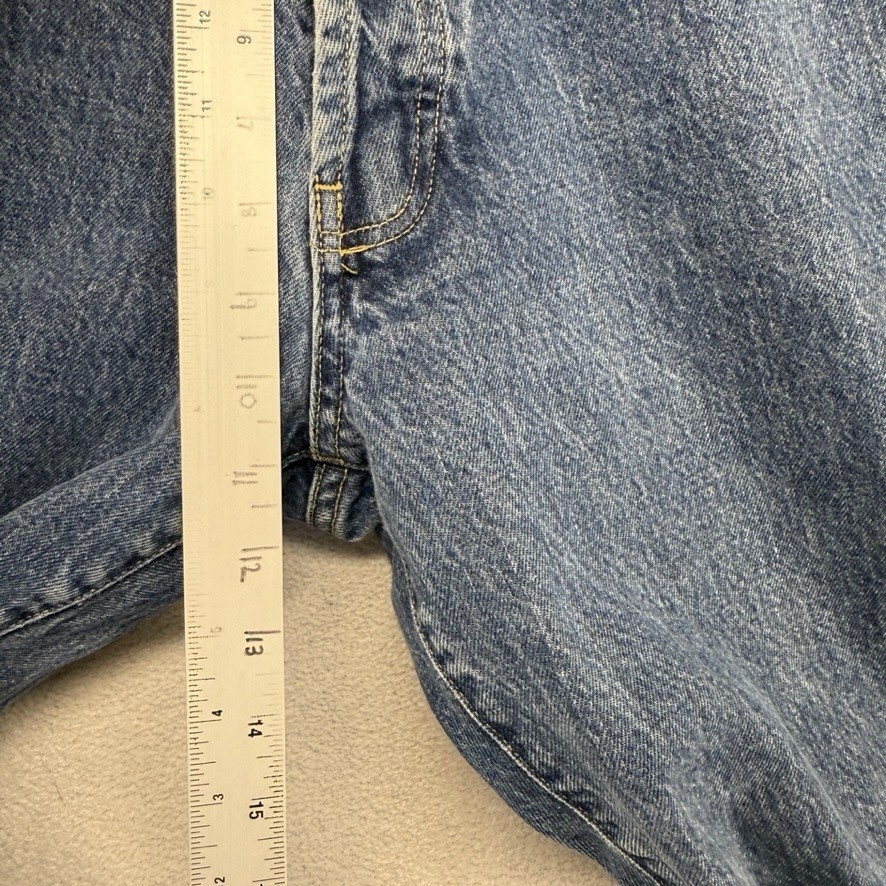Vintage Banana Republic Jeans Womens 10 Blue Made In USA Button Fly Straight 90s