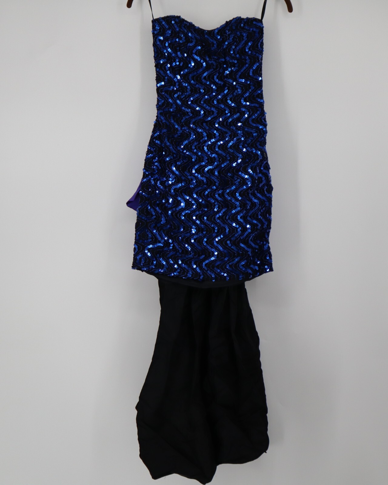 Jessica McClintock Gunne Sax Strapless Bodycon Sequin Party Formal Prom Dress