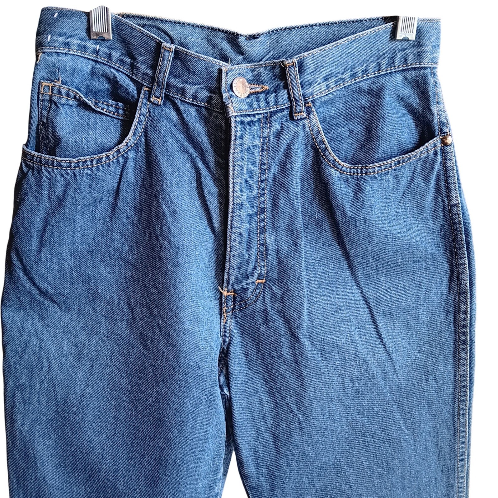 27×34 Britannia Tue Vintage 70’s High-Waisted Disco Boho Denim Indigo Denim