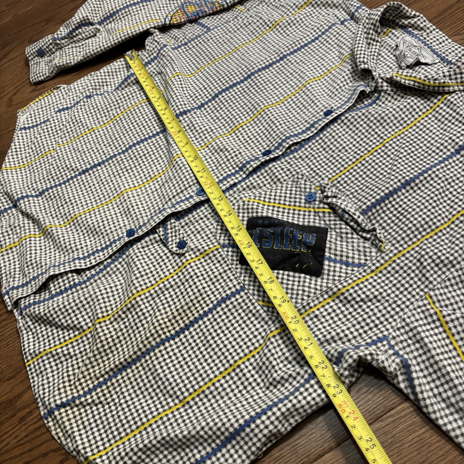 Vintage ESLEEP Nightshirt C.O.P. Club Of Pajamas Esleep Rock Cafe 1980s 1990s