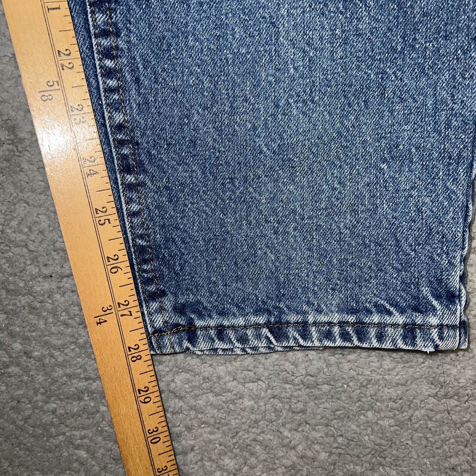VTG LL Bean Jeans Women Sz 14 (29×28) Blue Denim Straight Leg Made In USA Pants
