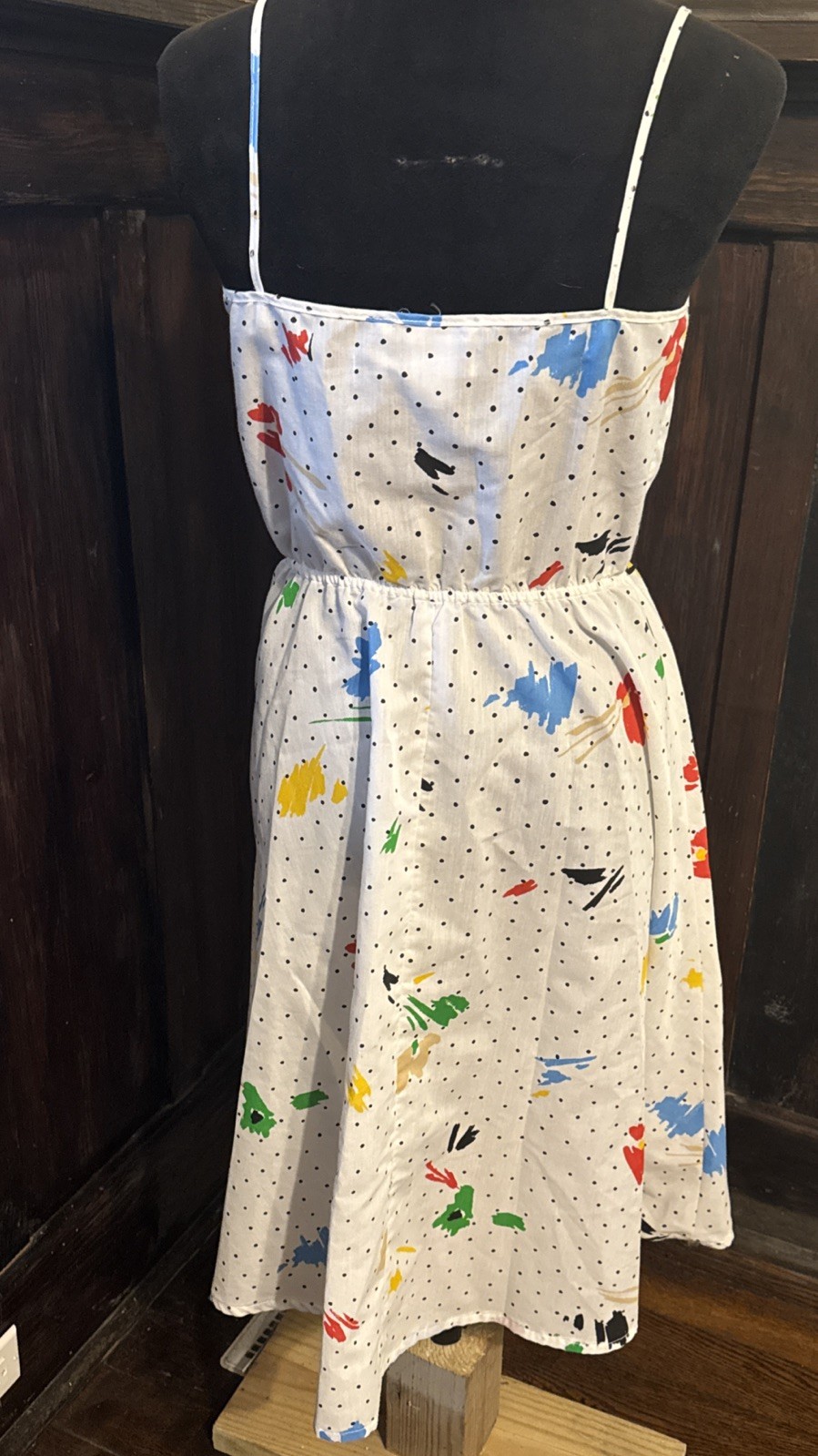 Vintage 80s Leslie Fay Sundress Art To Wear