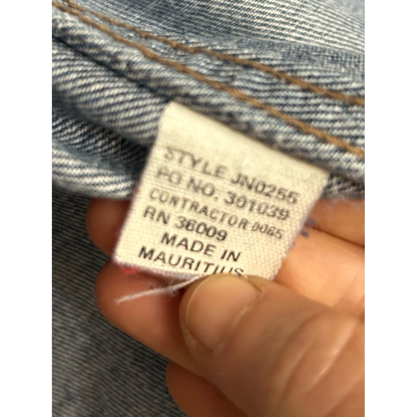 True Vintage Calvin Klein Medium Blue Denim Trucker Jacket