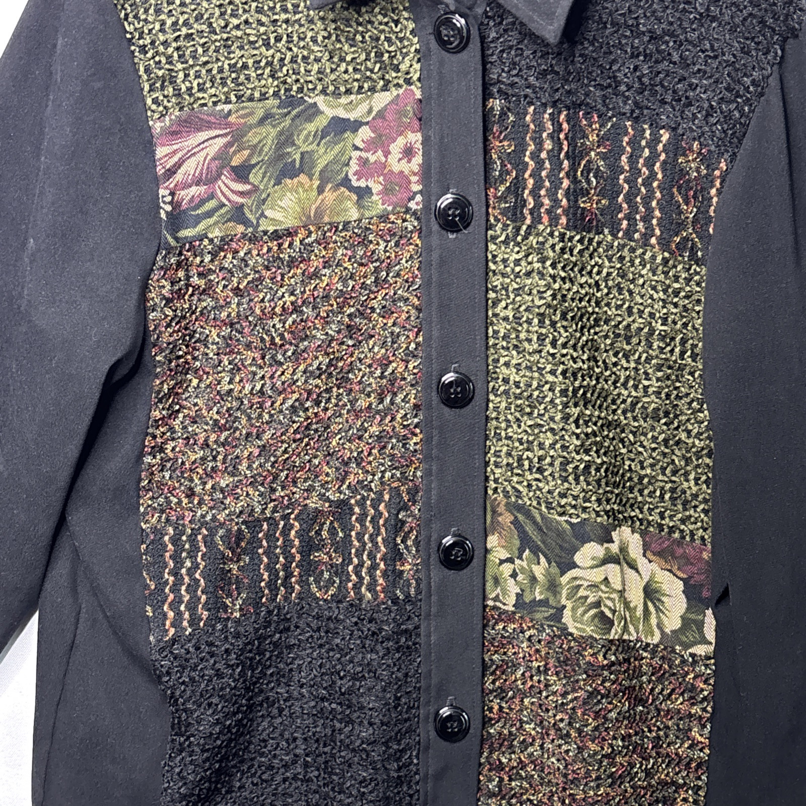 VTG First Option Jacket Women’s Size Large Made In USA Moleskin Chenille Woven
