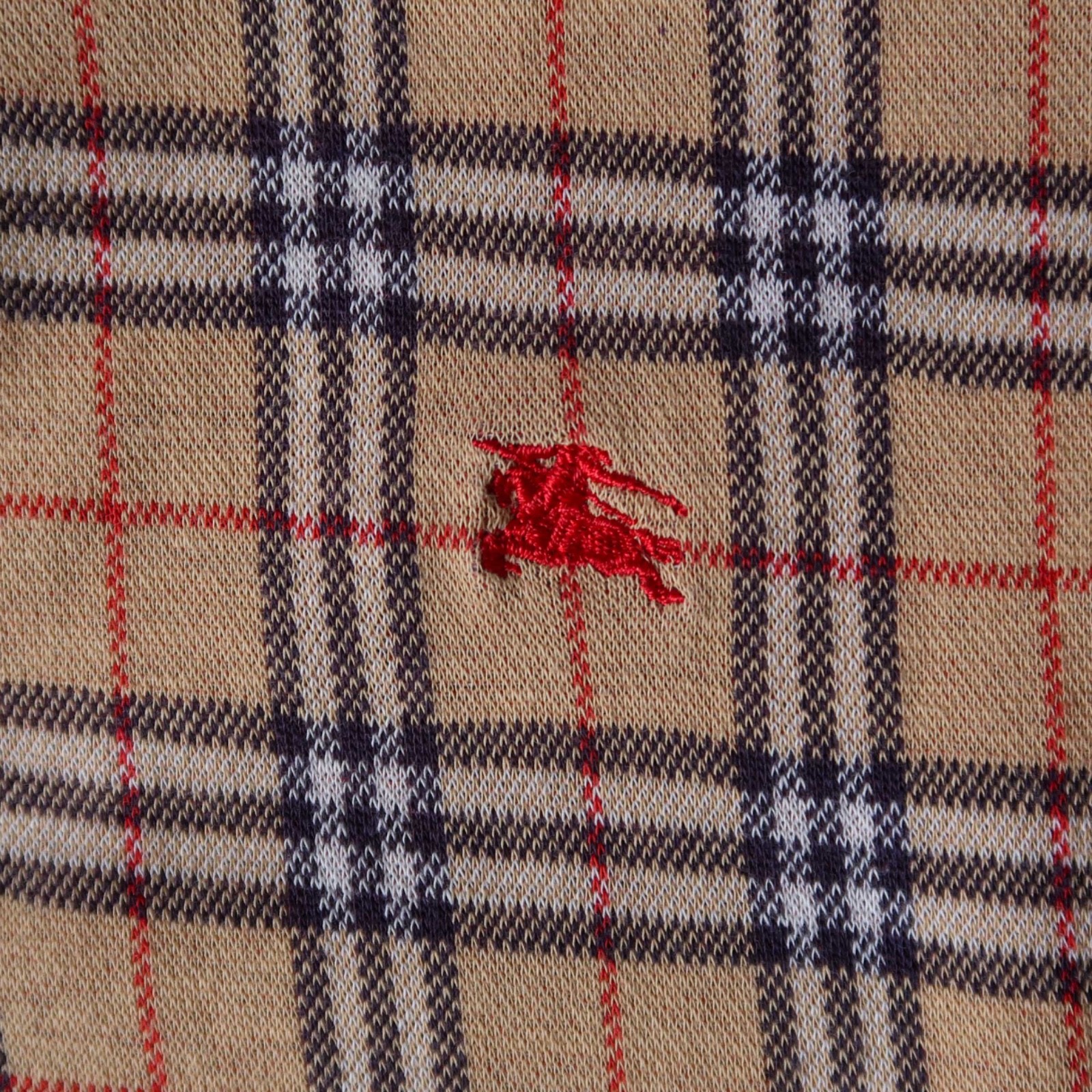 Vintage 90s OG Burberry Nova Check Polo Dress