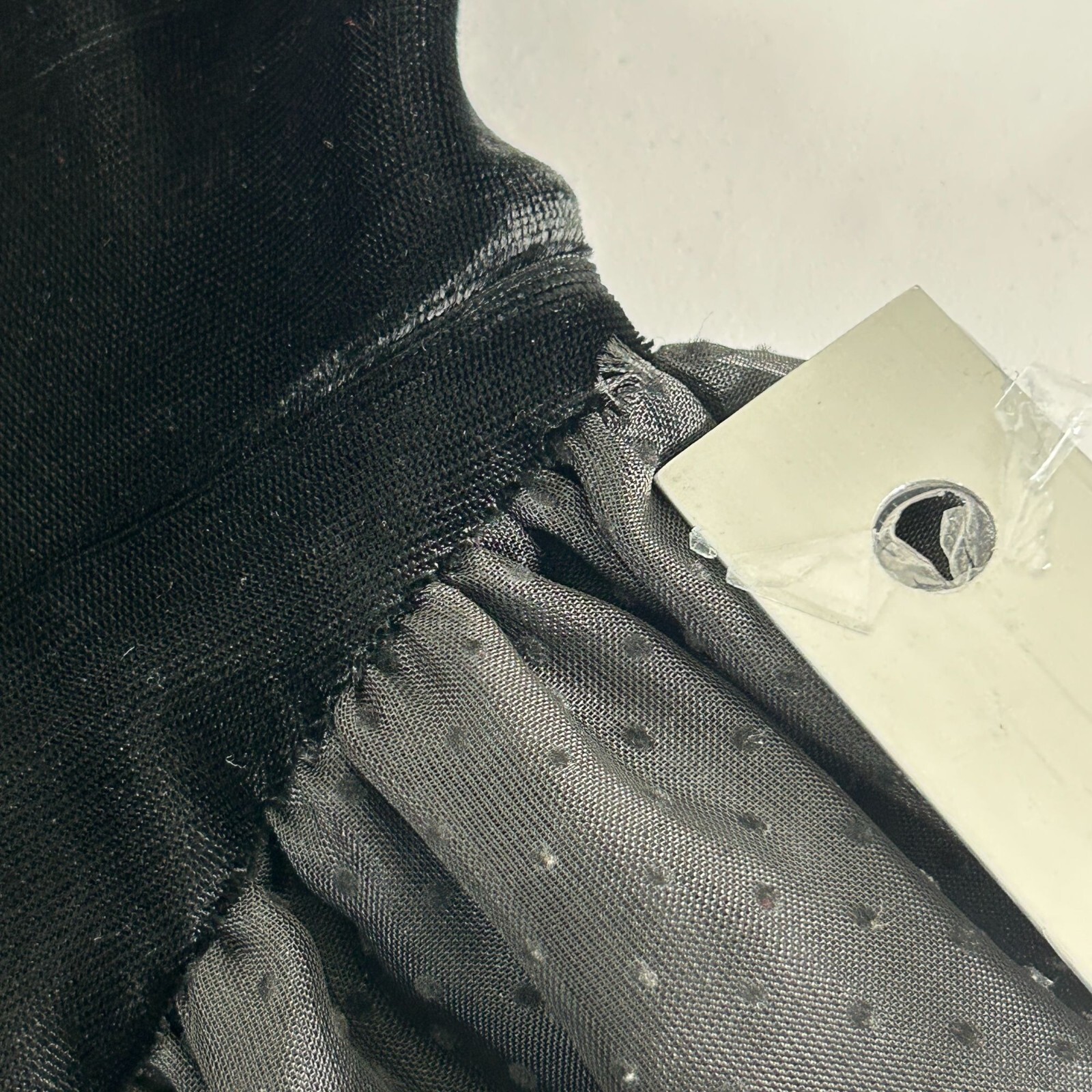 Vintage Gunne Sax Jessica McClintock Dress Size 11 Black Velvet Lace Gothic Gown