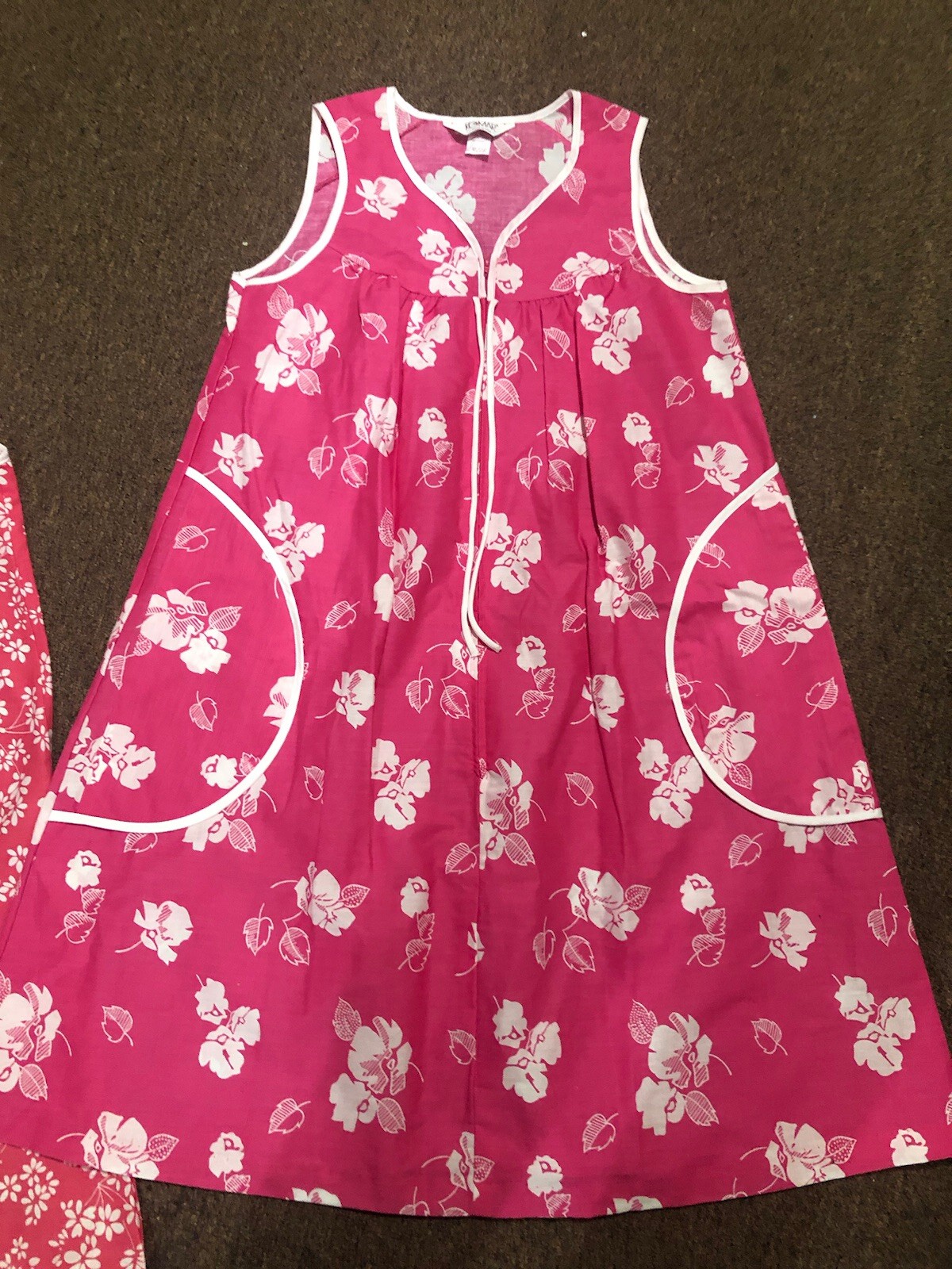 Vintage 1960’s Flower Power Moo Moo Dress Lot Of 2 Made By KOMAR